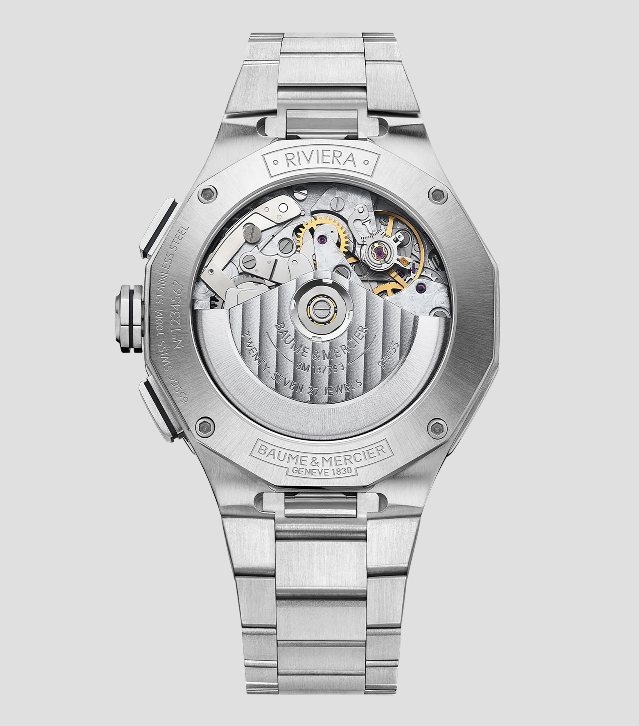 Reloj para Hombre Riviera Chronograph Casual Plateado