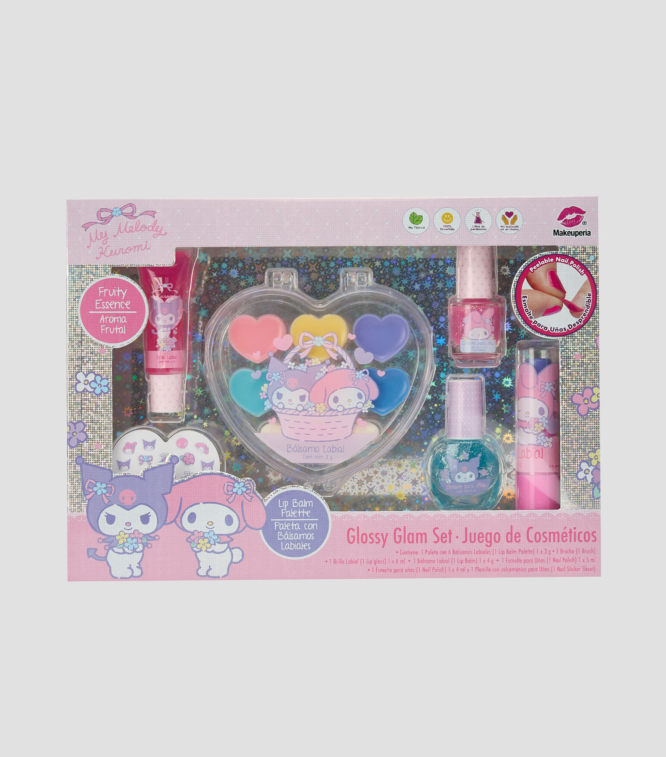 Set de Maquillaje para niña - My Melody & Kuromi