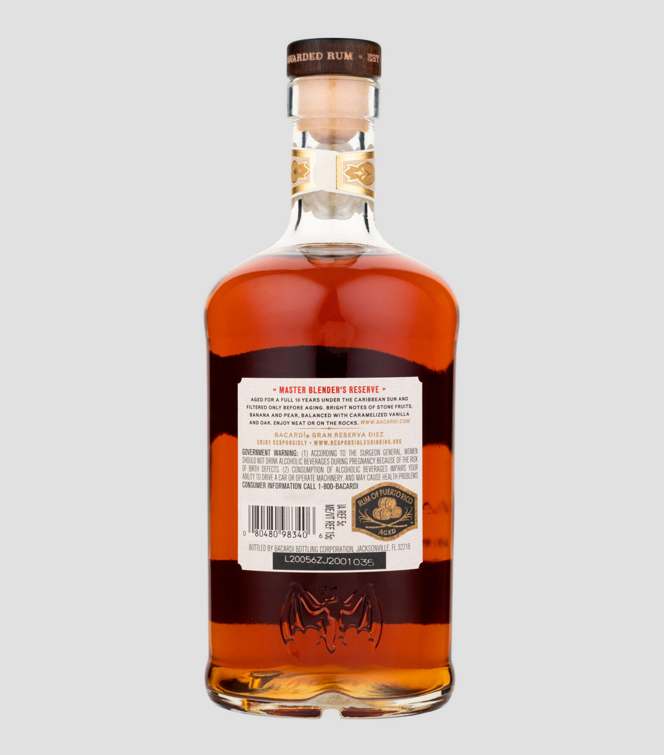Ron Gran Reserva Diez Anos, 750 ml