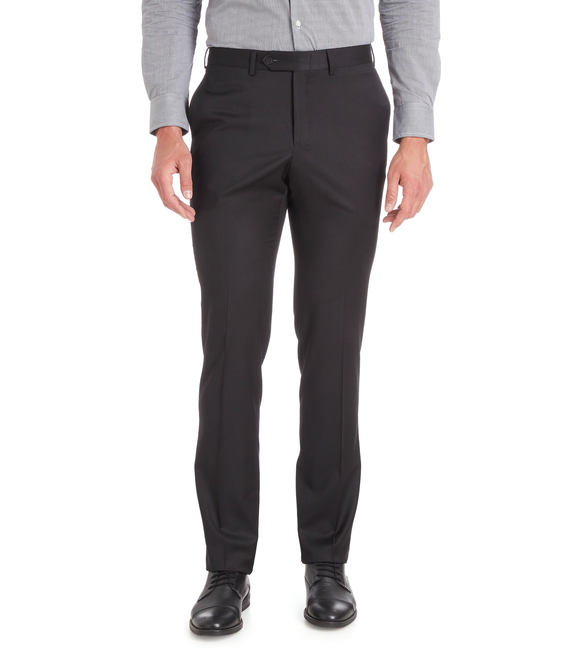 Pantalon de vestir negro hombre y camisa deals