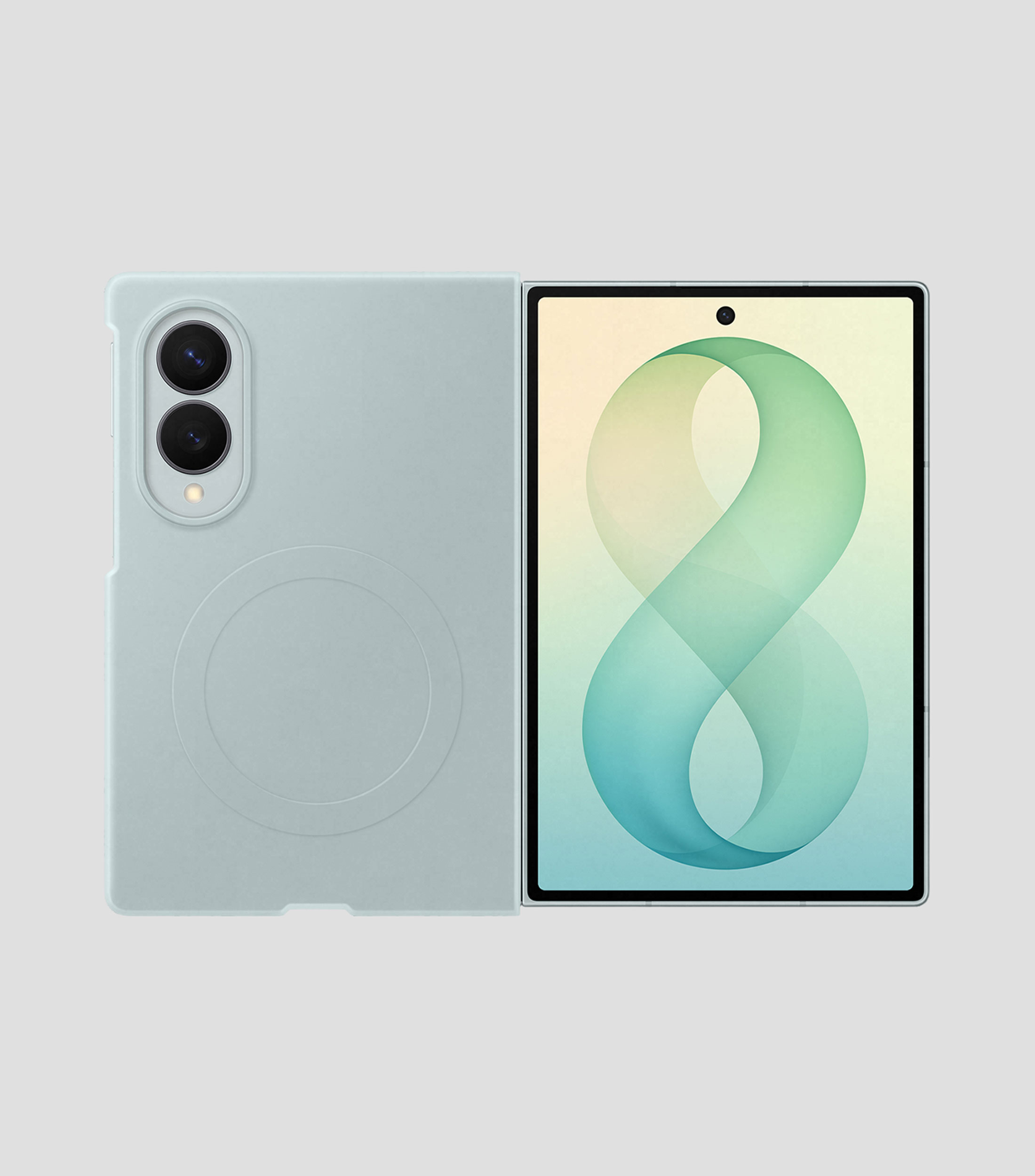 Funda para celular Galaxy Z Fold 8 magnética Pistache
