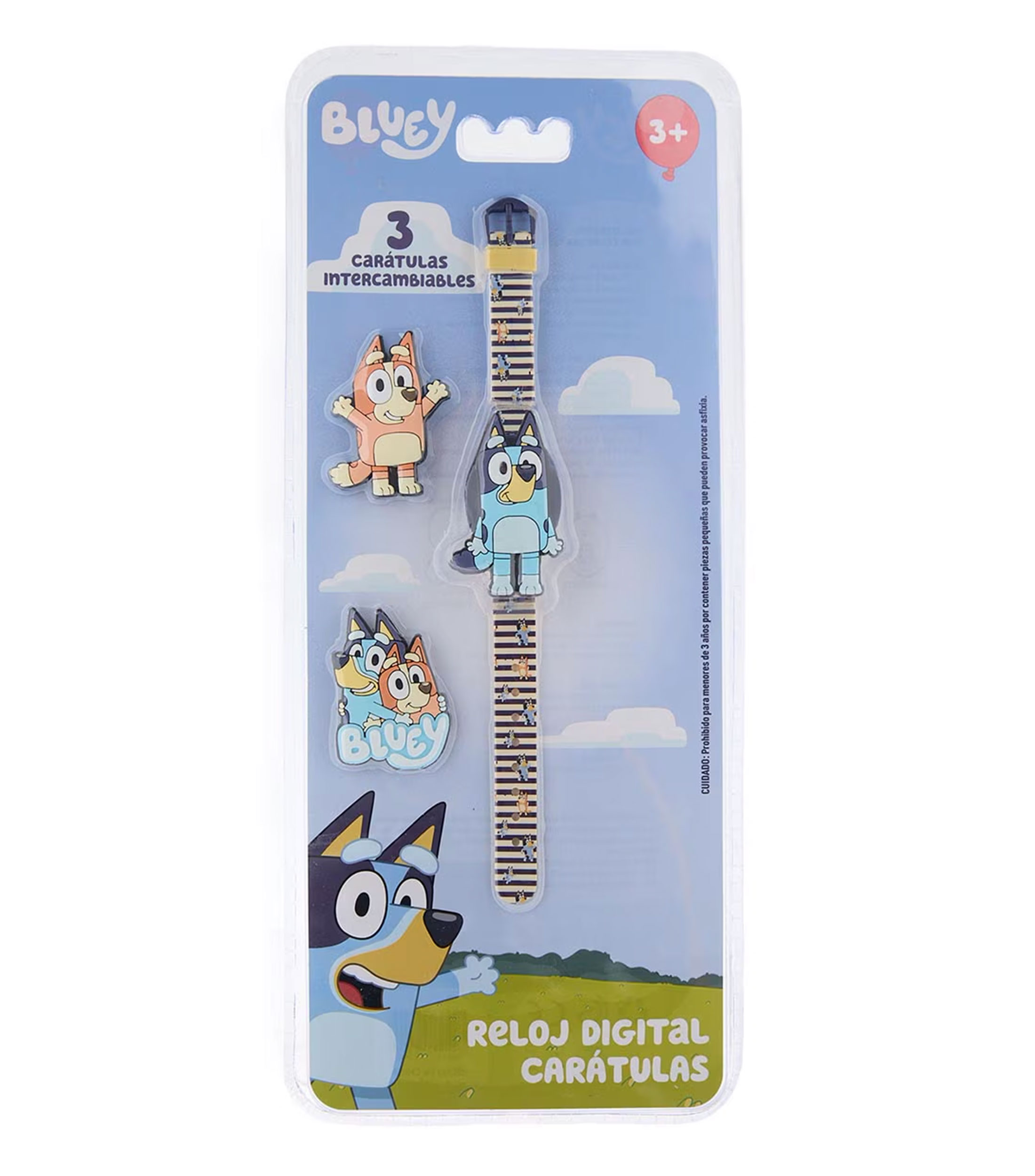Reloj digital con carátulas Niño