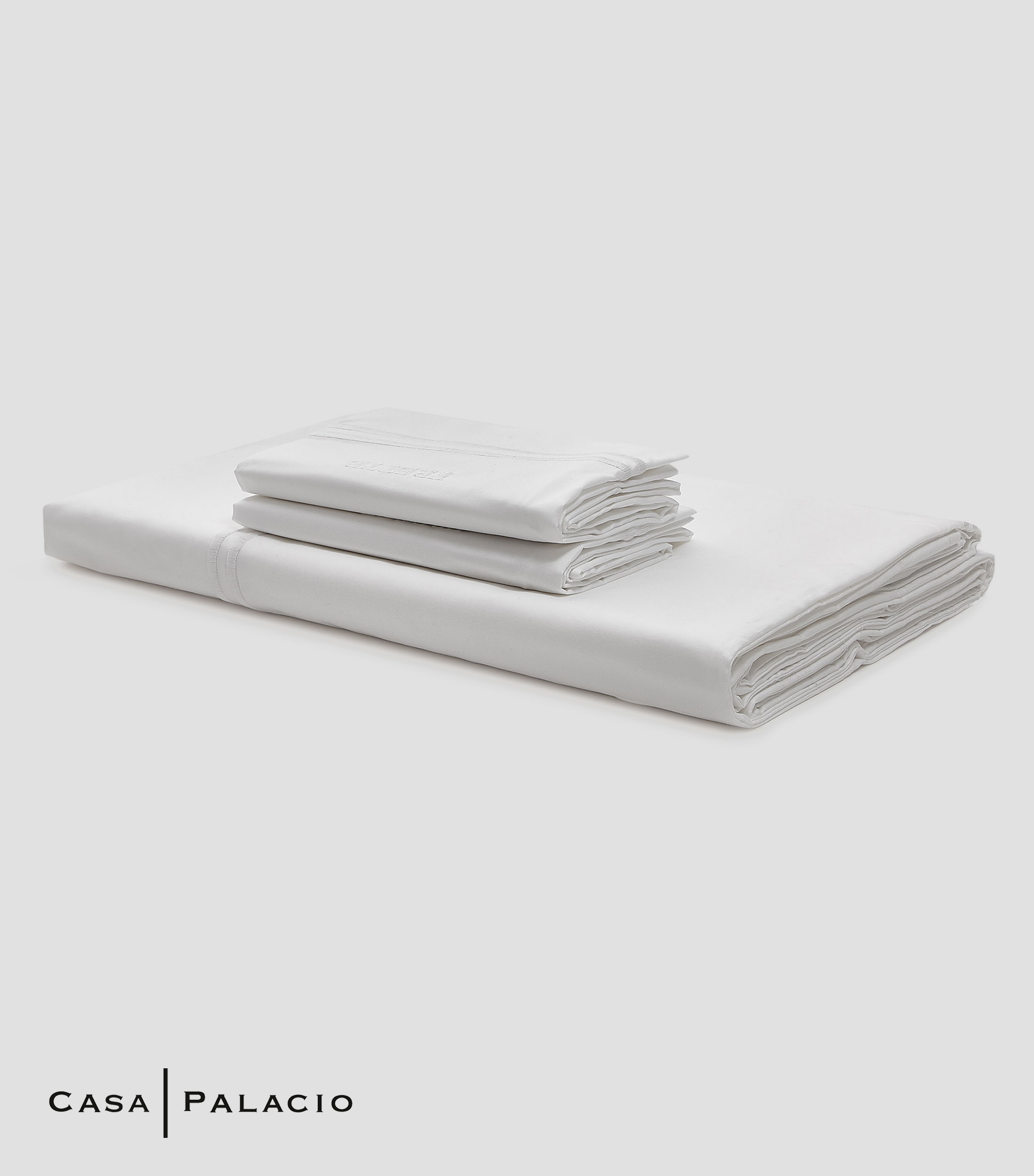 Juego de Sabanas Queen Size en algodon Hotel Bourd blanco