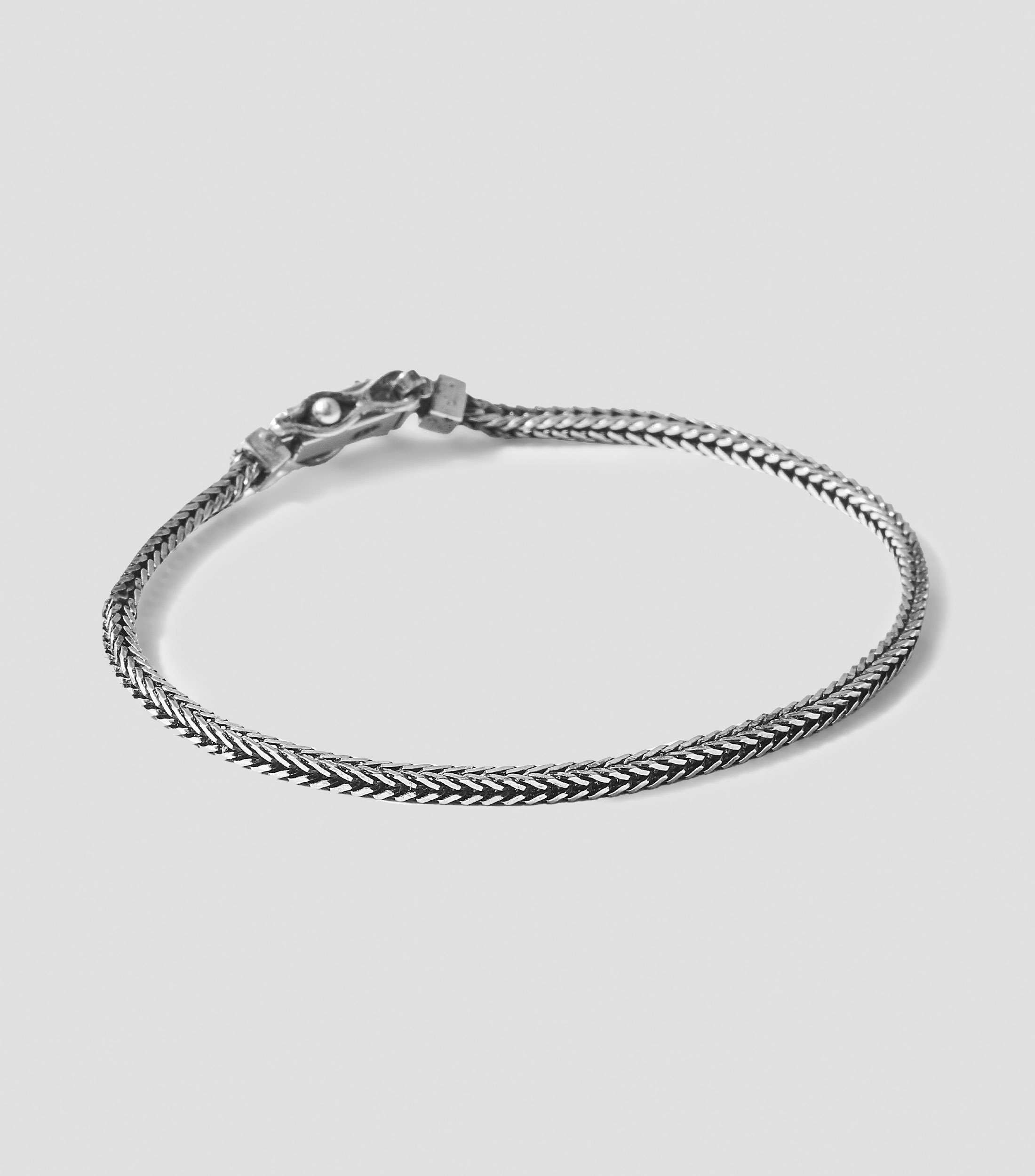 Pulsera tejido doble de flecha Hombre