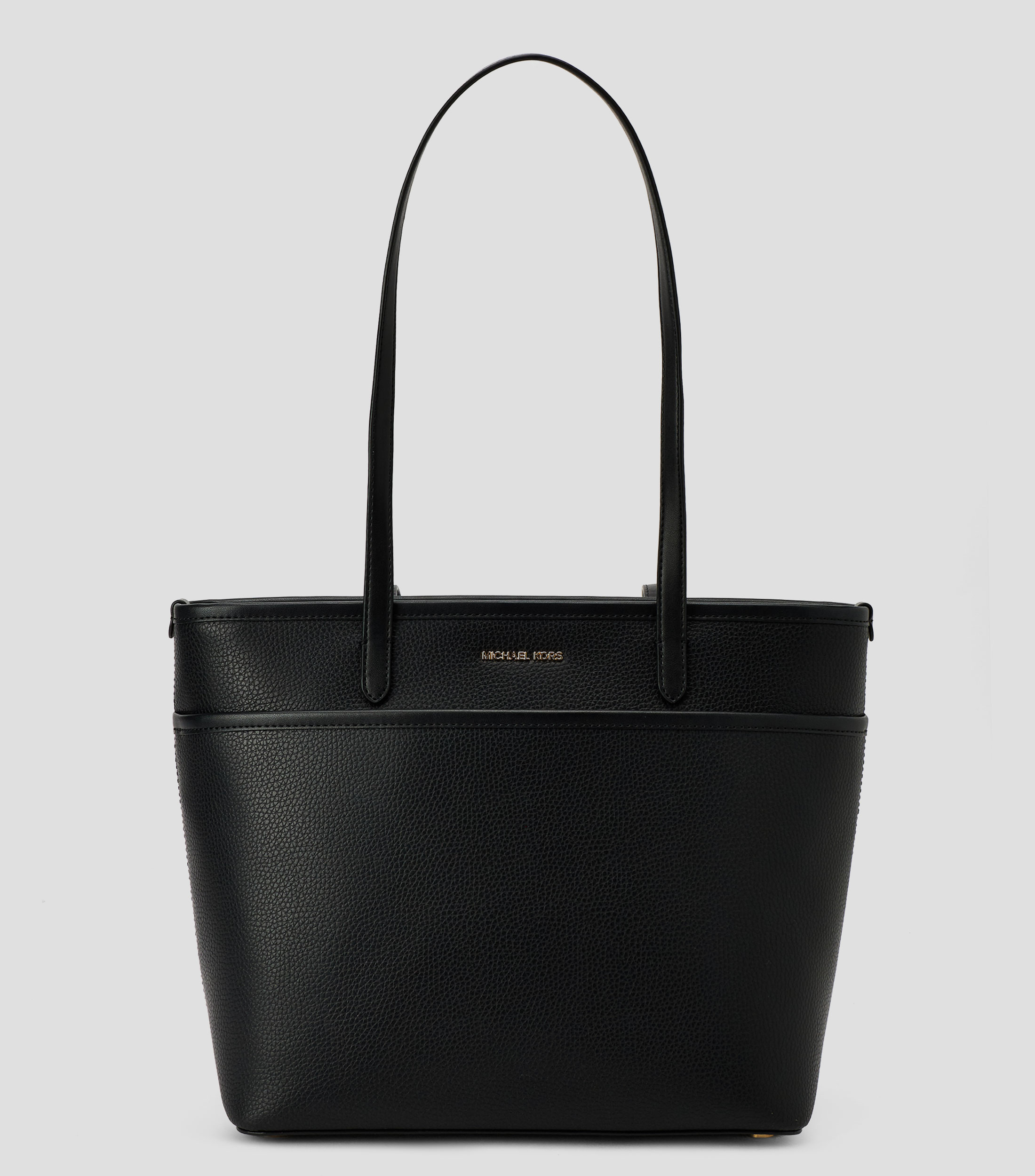 Bolsa tote en piel lisa Mujer