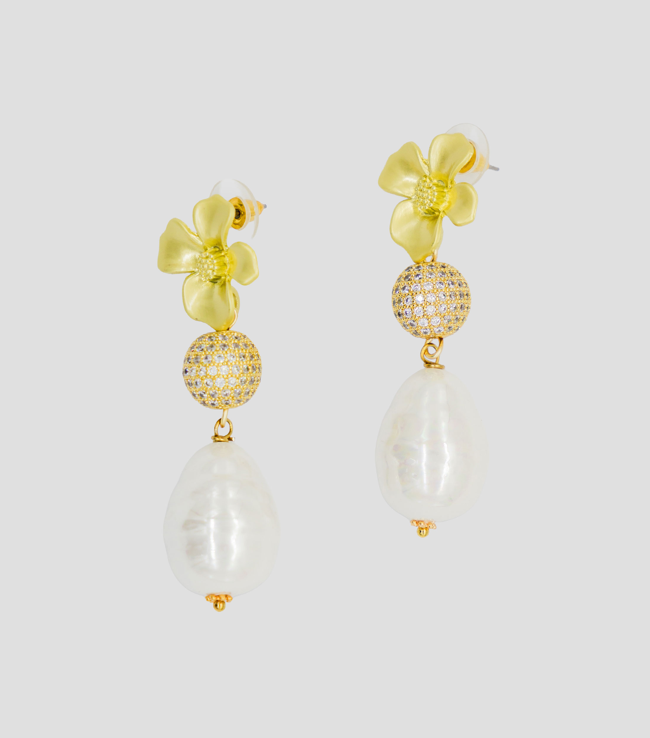 Aretes de perla Mujer