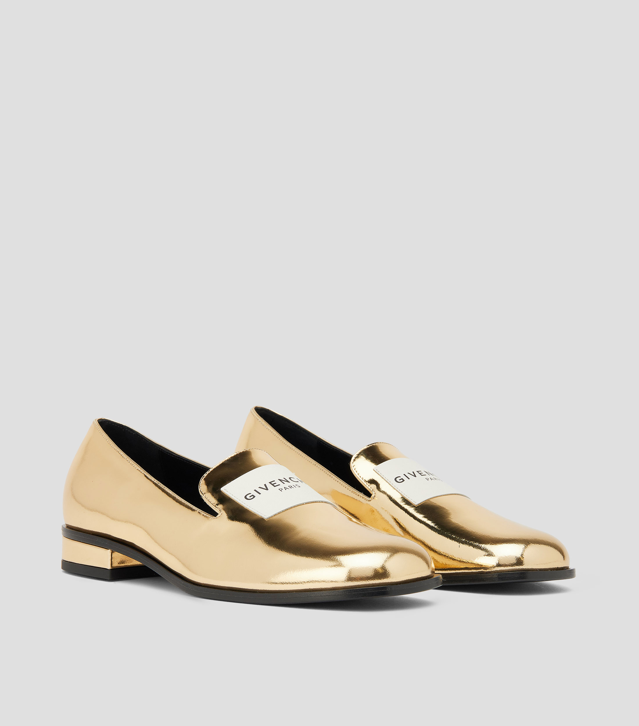 Flats Tux con tacón cuadrado y etiqueta Mujer
