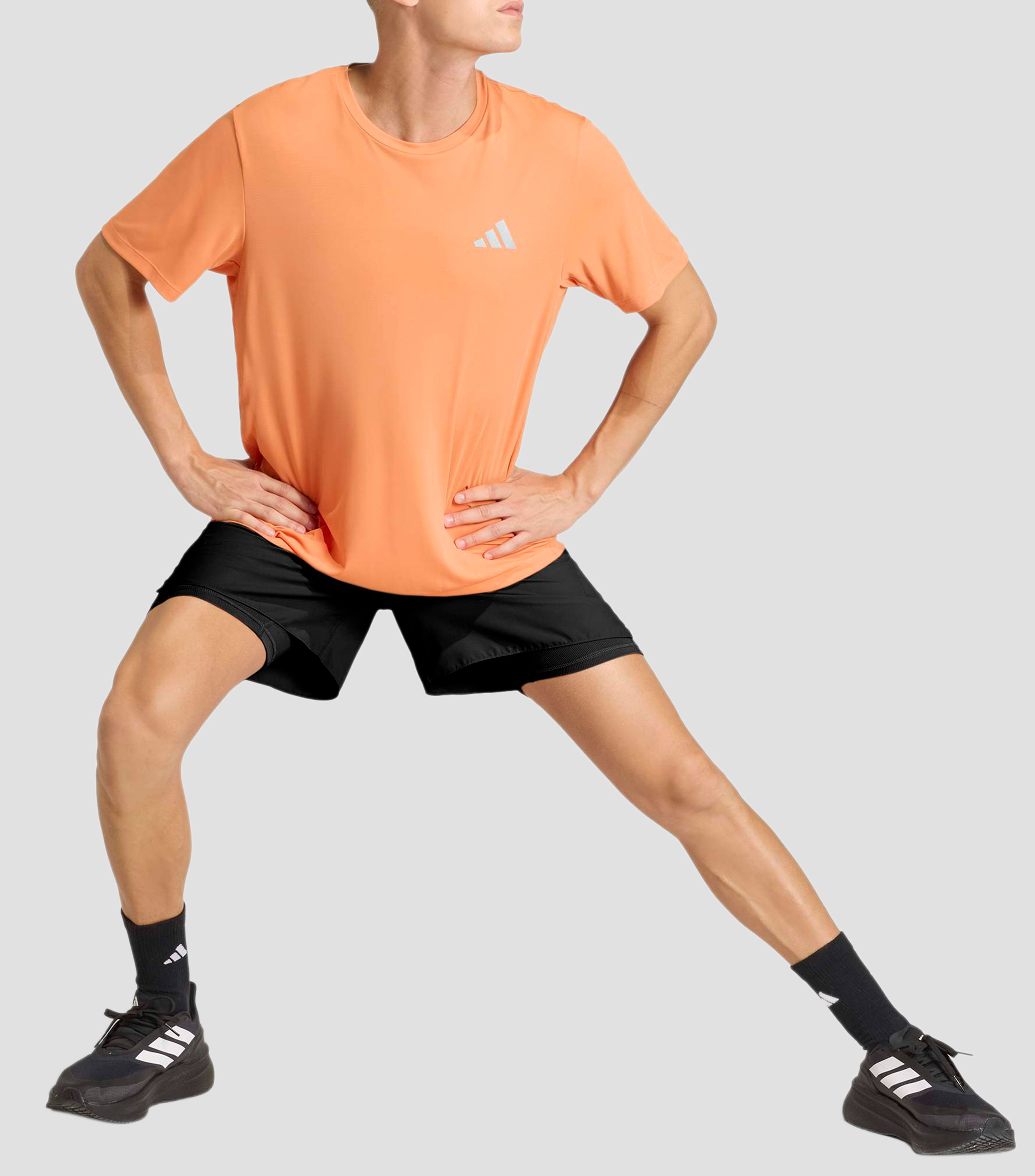 Playera para correr Running Essentials lisa Hombre