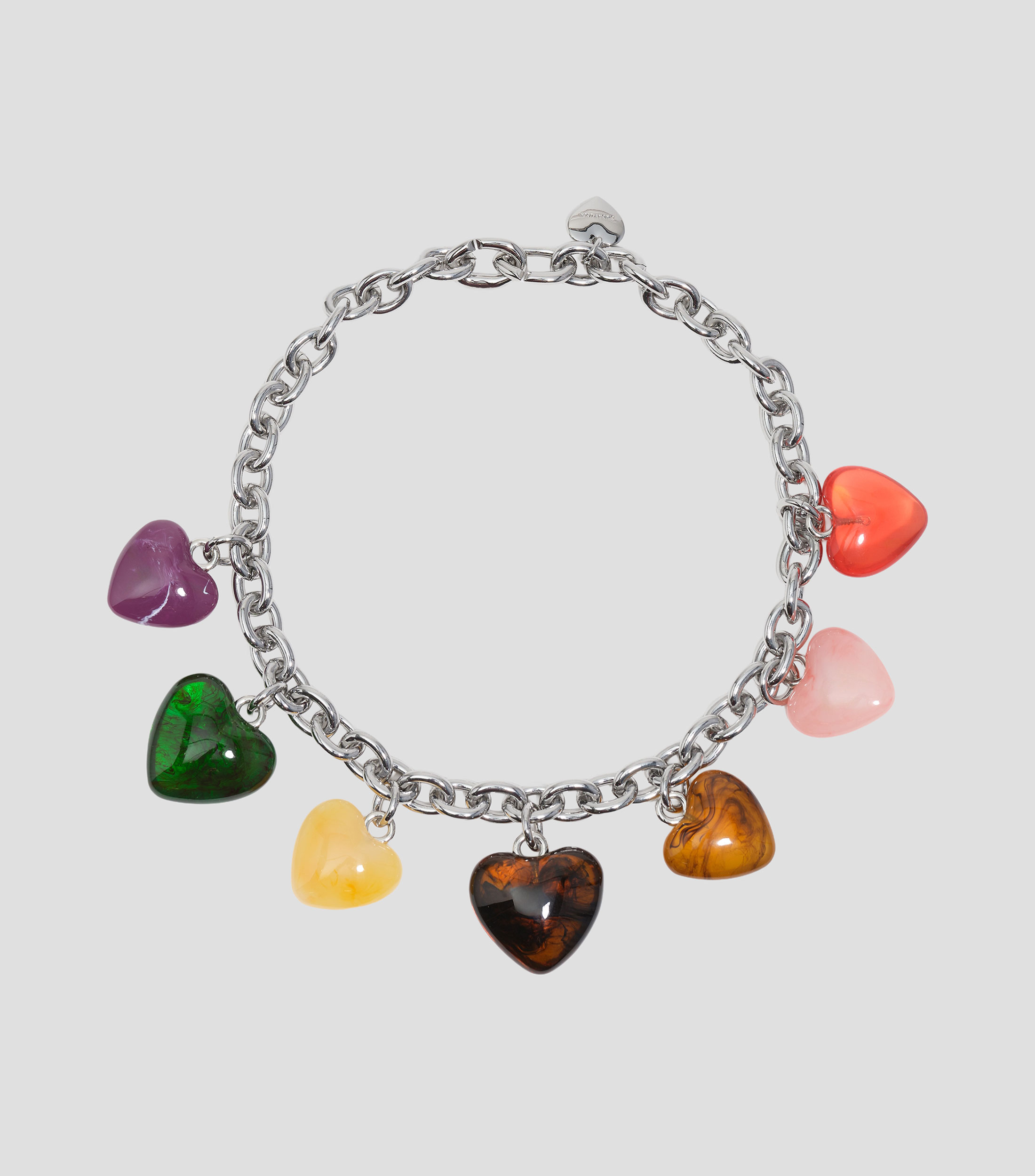 Collar con corazones Mujer