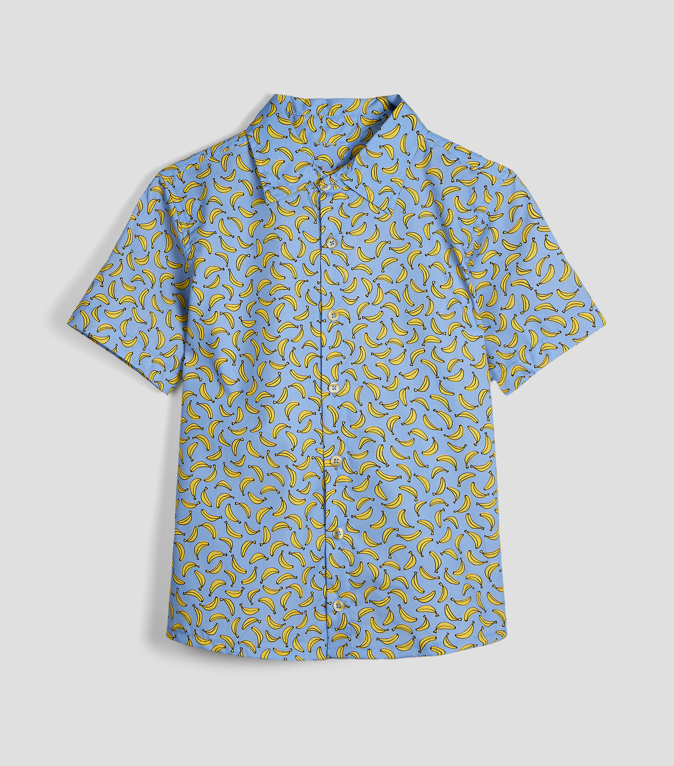 Camisa Hawaiana estampada manga corta Niño