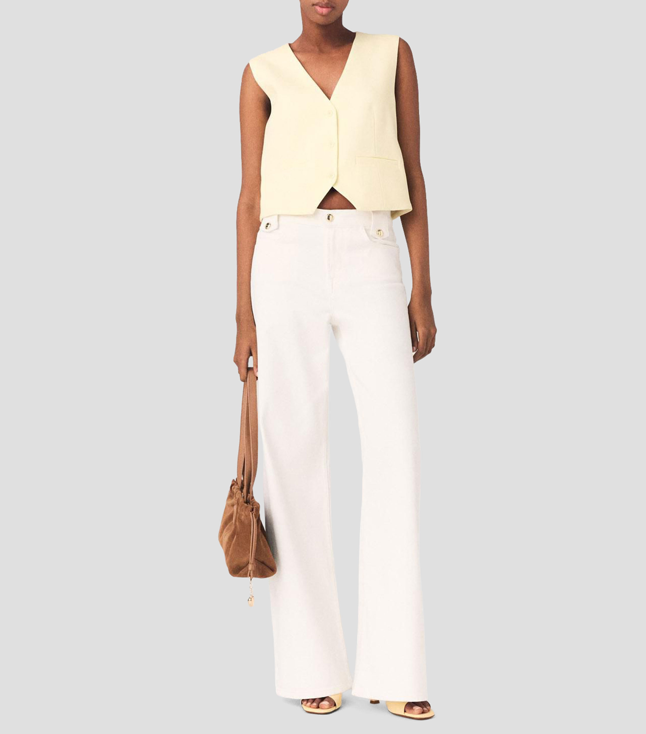 Chaleco Casual 226Lellow Mujer