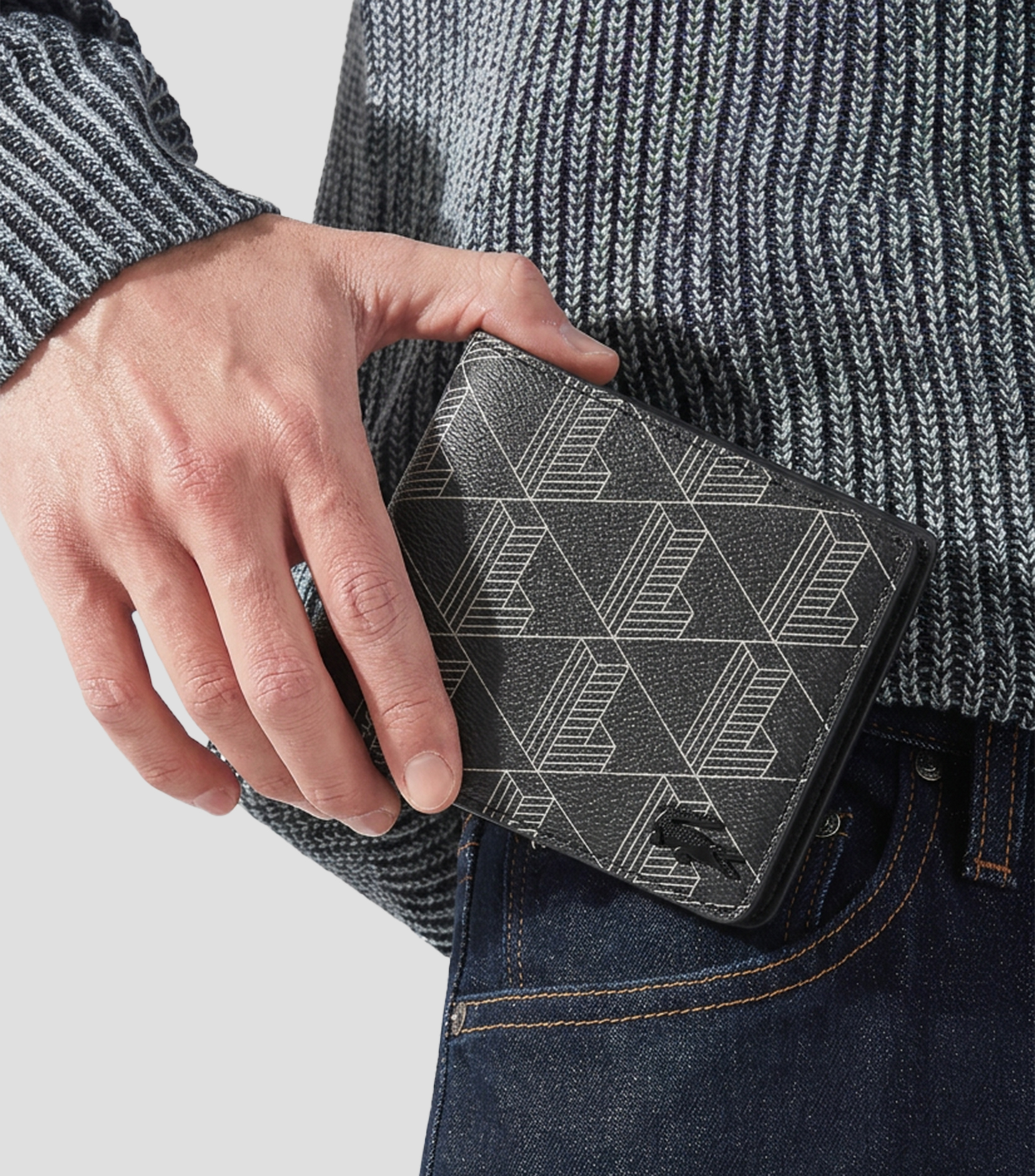 Cartera con estampado Hombre