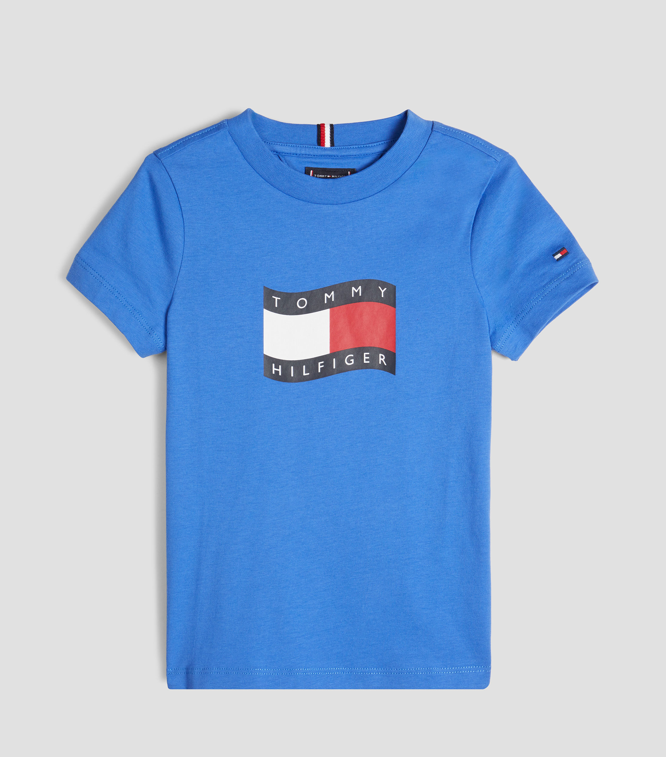 Playera cuello redondo manga corta estampada Niño