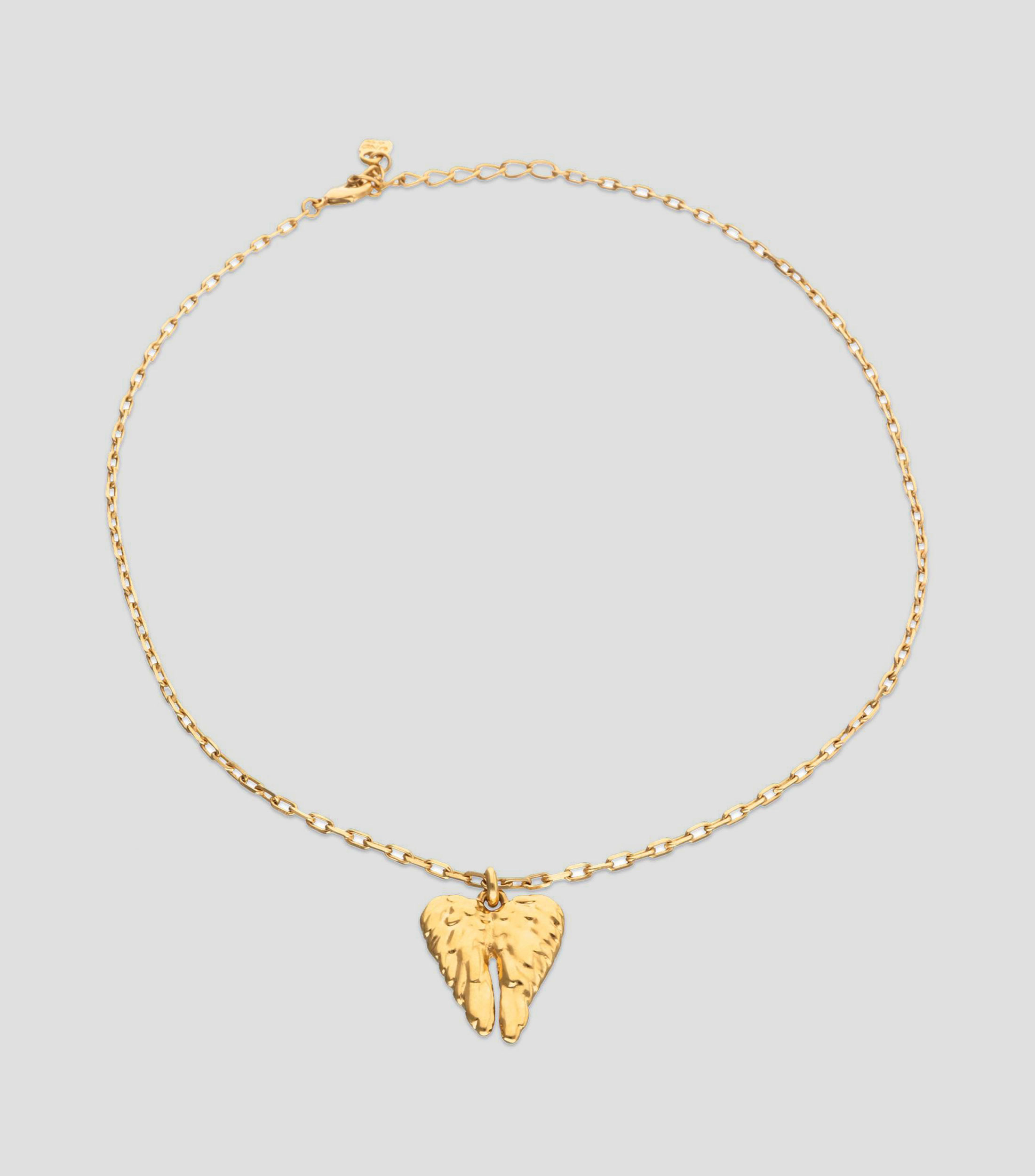 Collar Corto con Dije de Alas Mujer