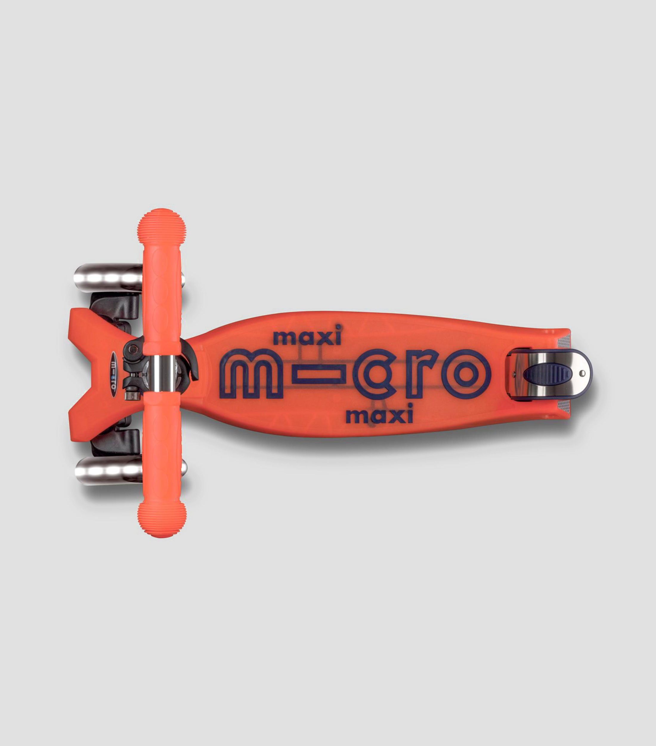 Scooter Maxi Micro Deluxe Glow LED Aura Red