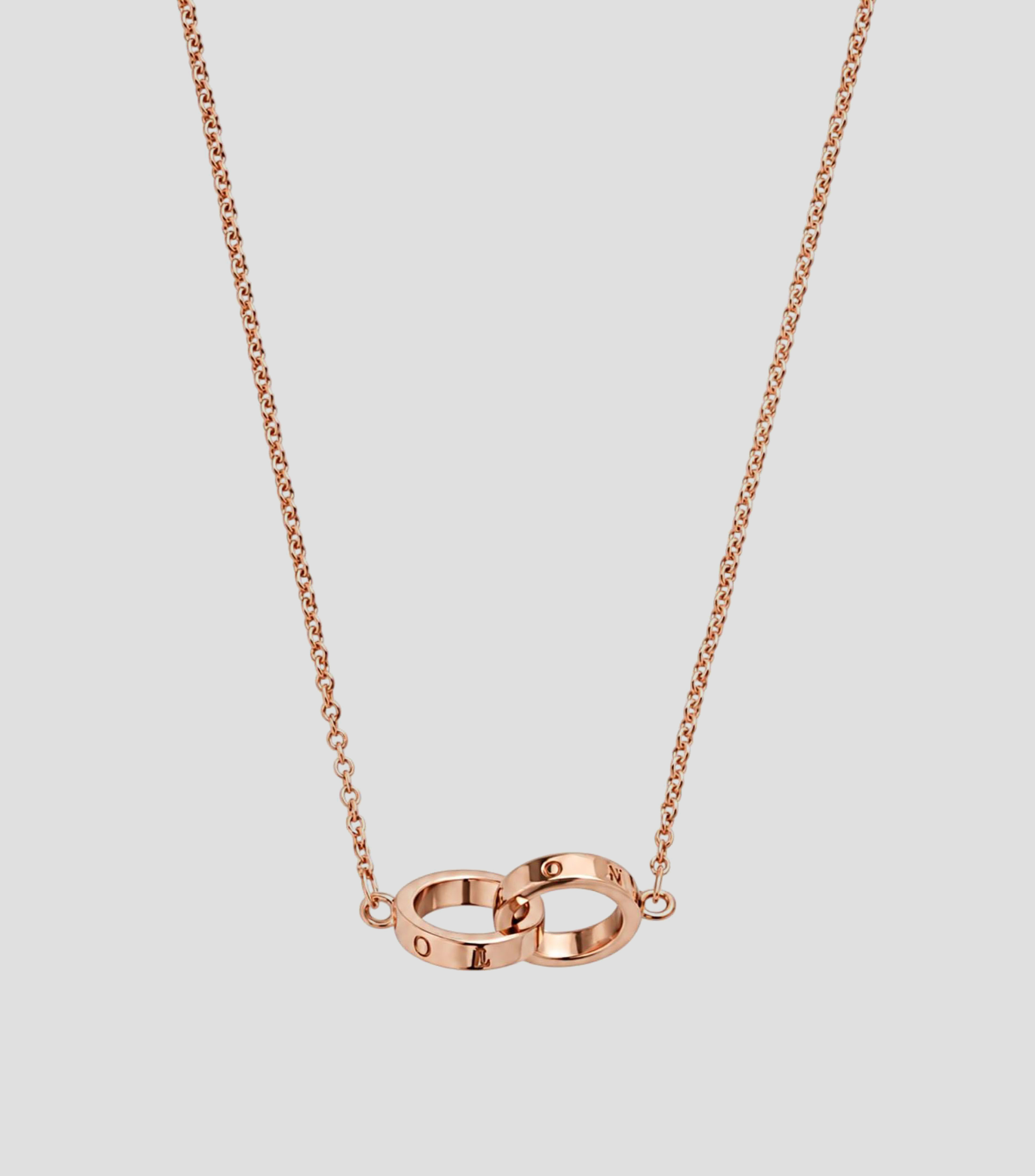 Collar aros entrelazados Classics Mujer