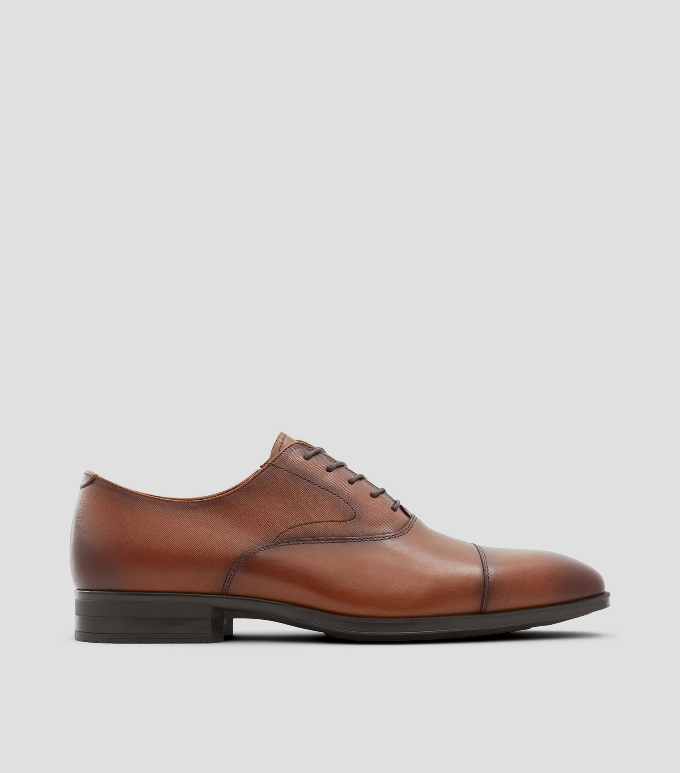 Zapatos de Vestir Derby Cafés en Piel Hombre