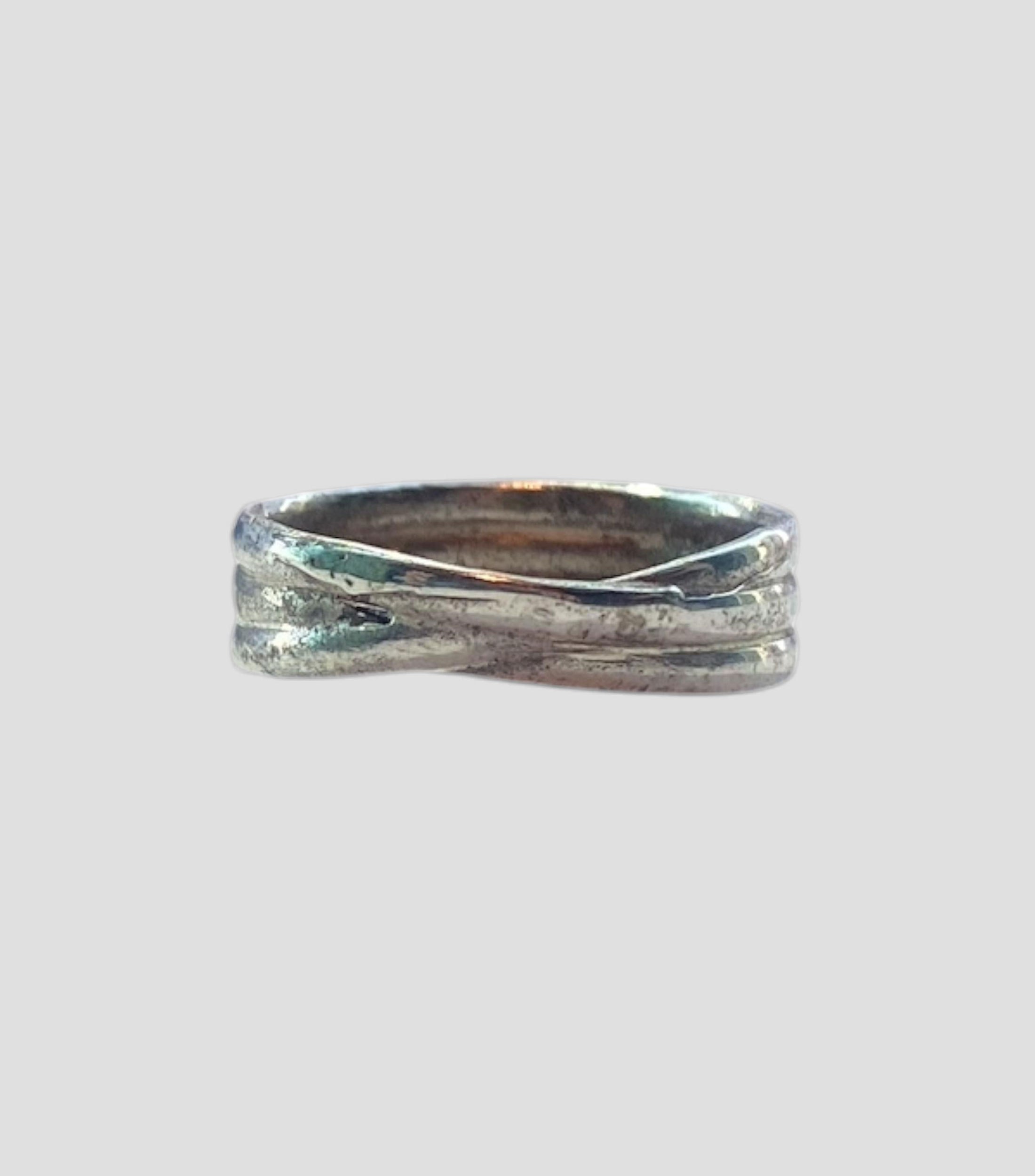 Anillo en plata .925 Cable Hombre