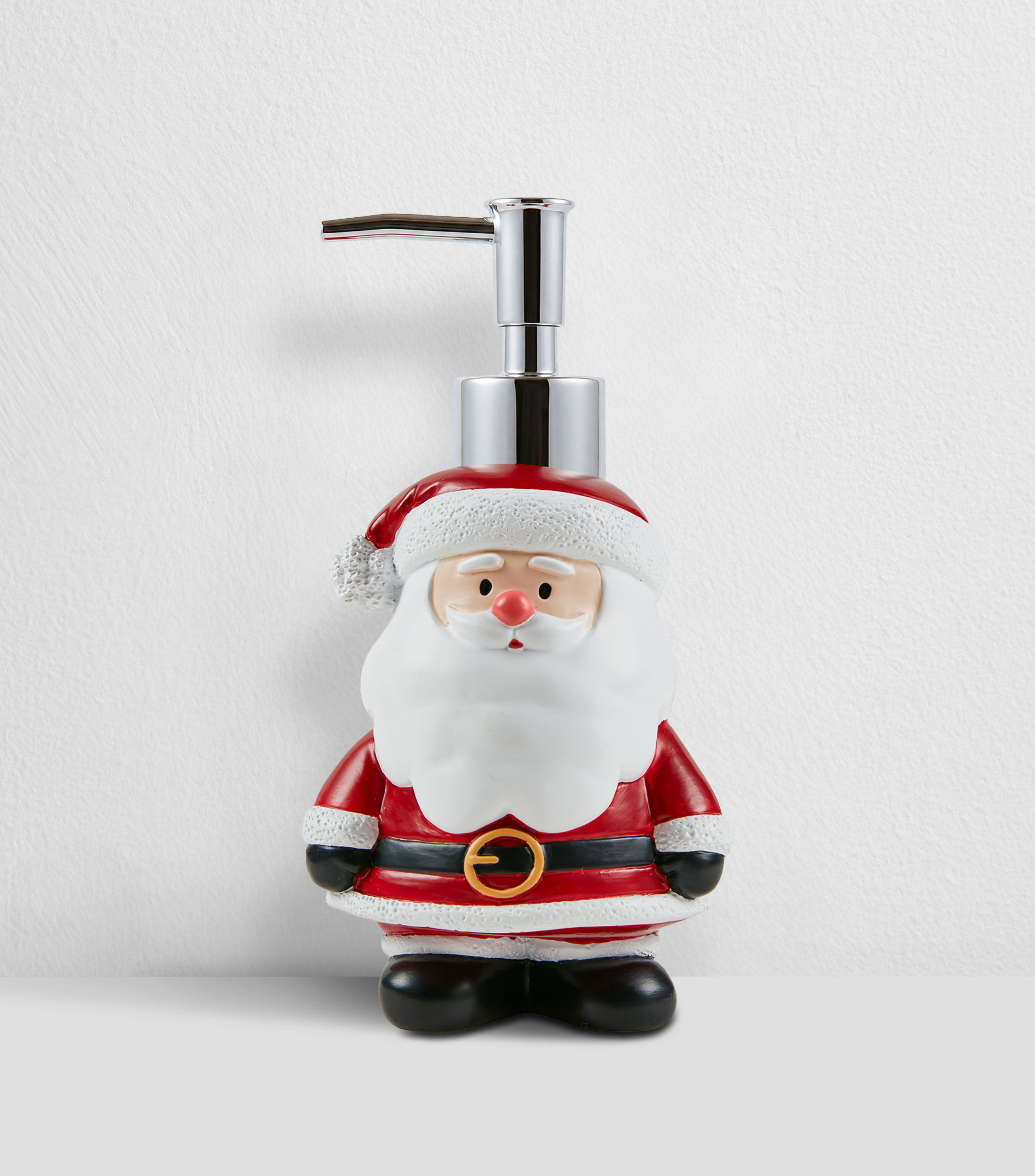 Dispensador de jabón Santa en poliresina