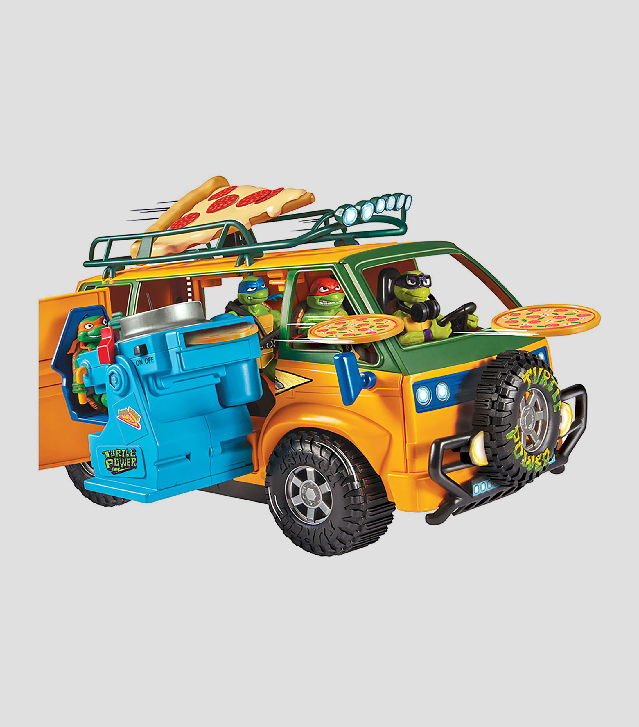 BANDAI TMNT MOVIE VAN DE PIZZA