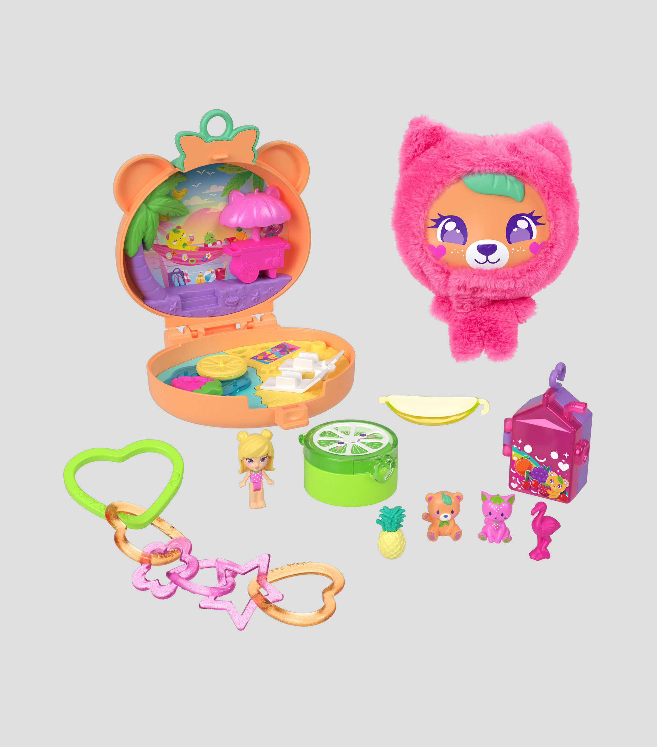 Playset Polly Pocket - Osito de Peluche