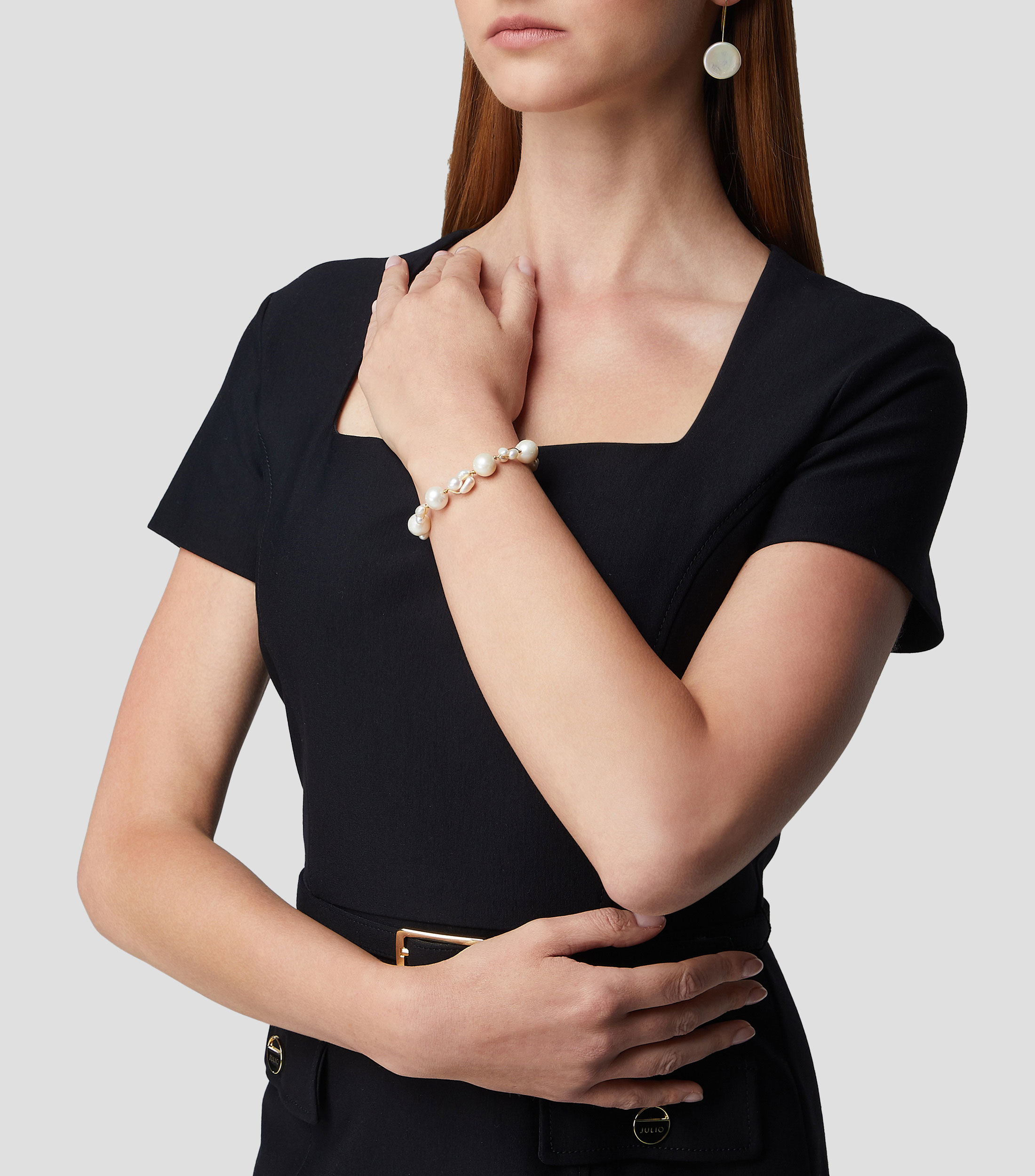 Pulsera en Plata .925 con Perlas Mujer