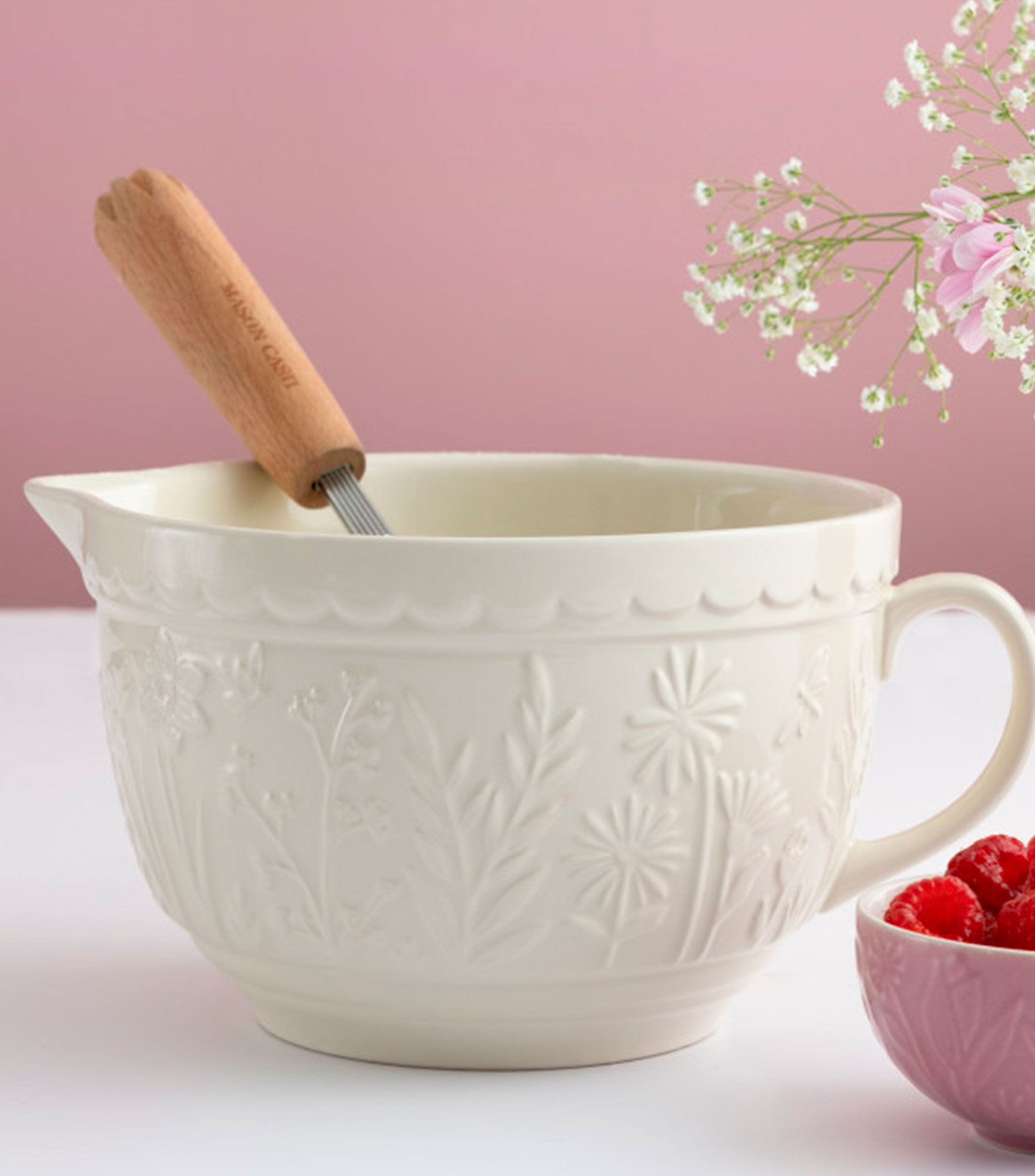 Bowl con Flores y Asa