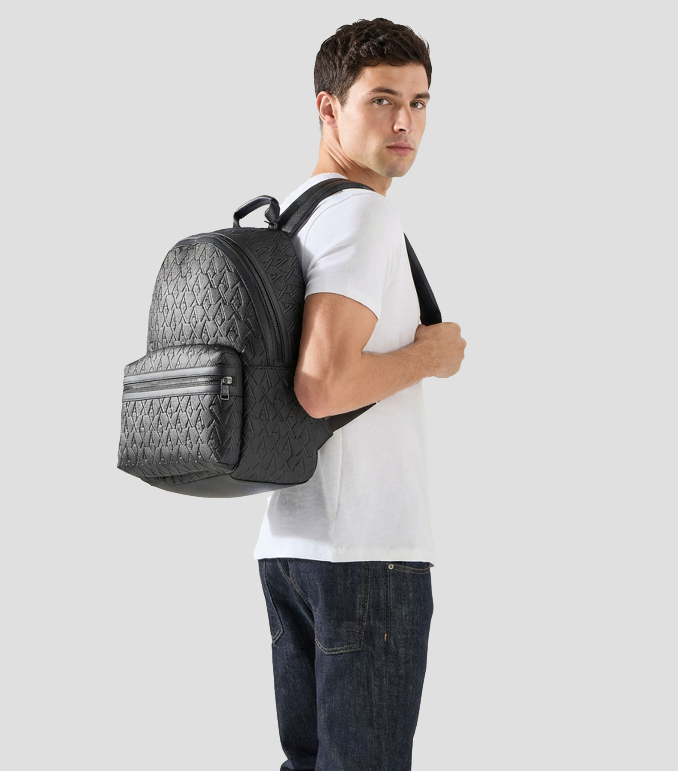 Mochila con Grabado Hombre
