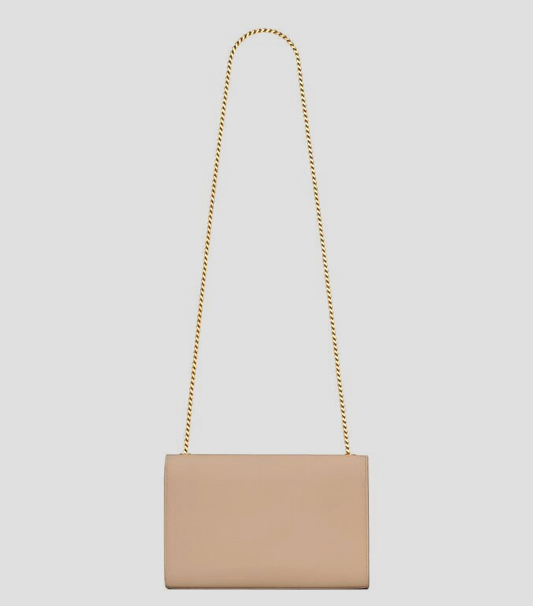 Bolsa crossbody beige en piel Kate granulado Mujer