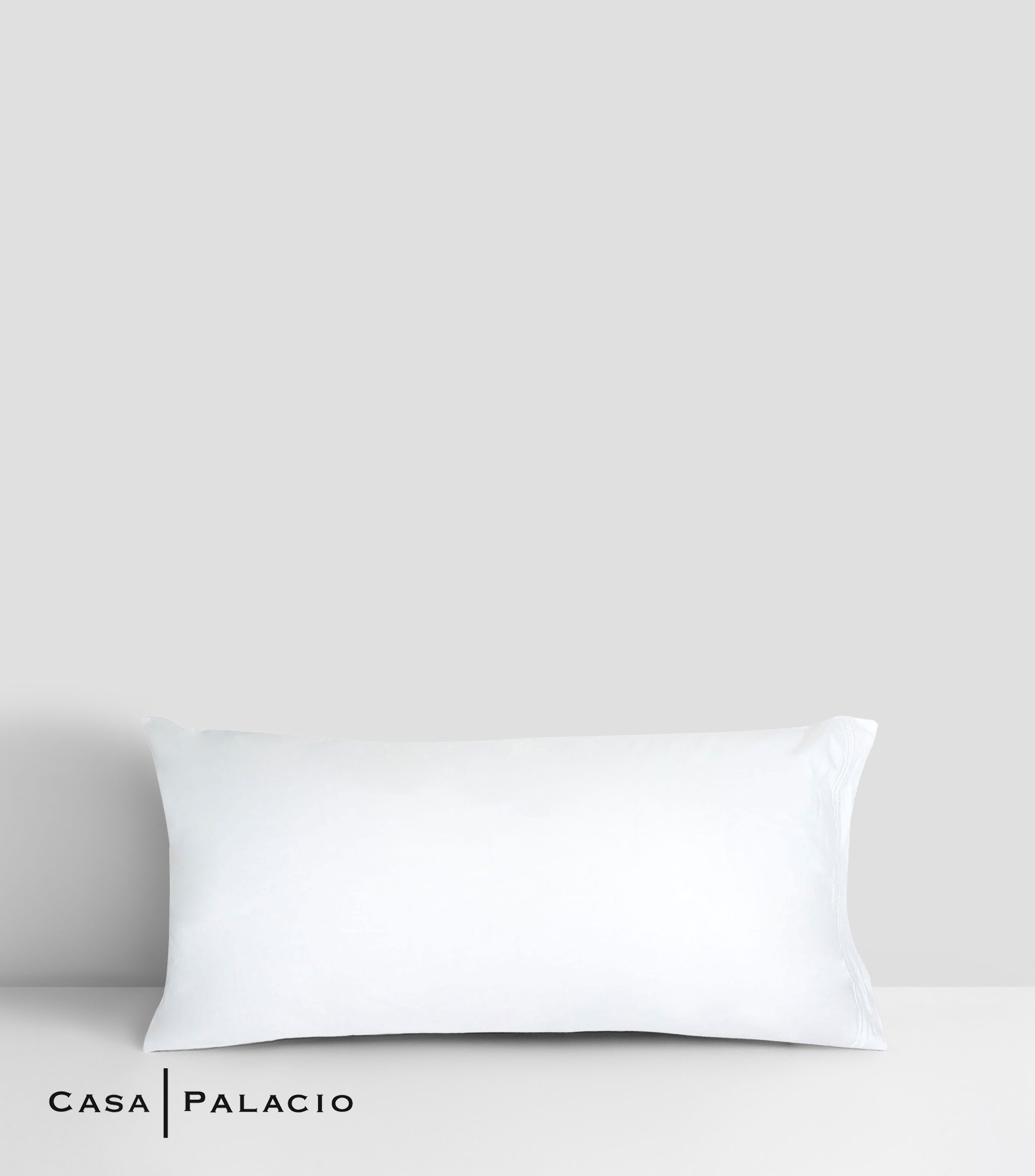 Juego de fundas para almohada King Size en algodon Hotel Bourdon blanco