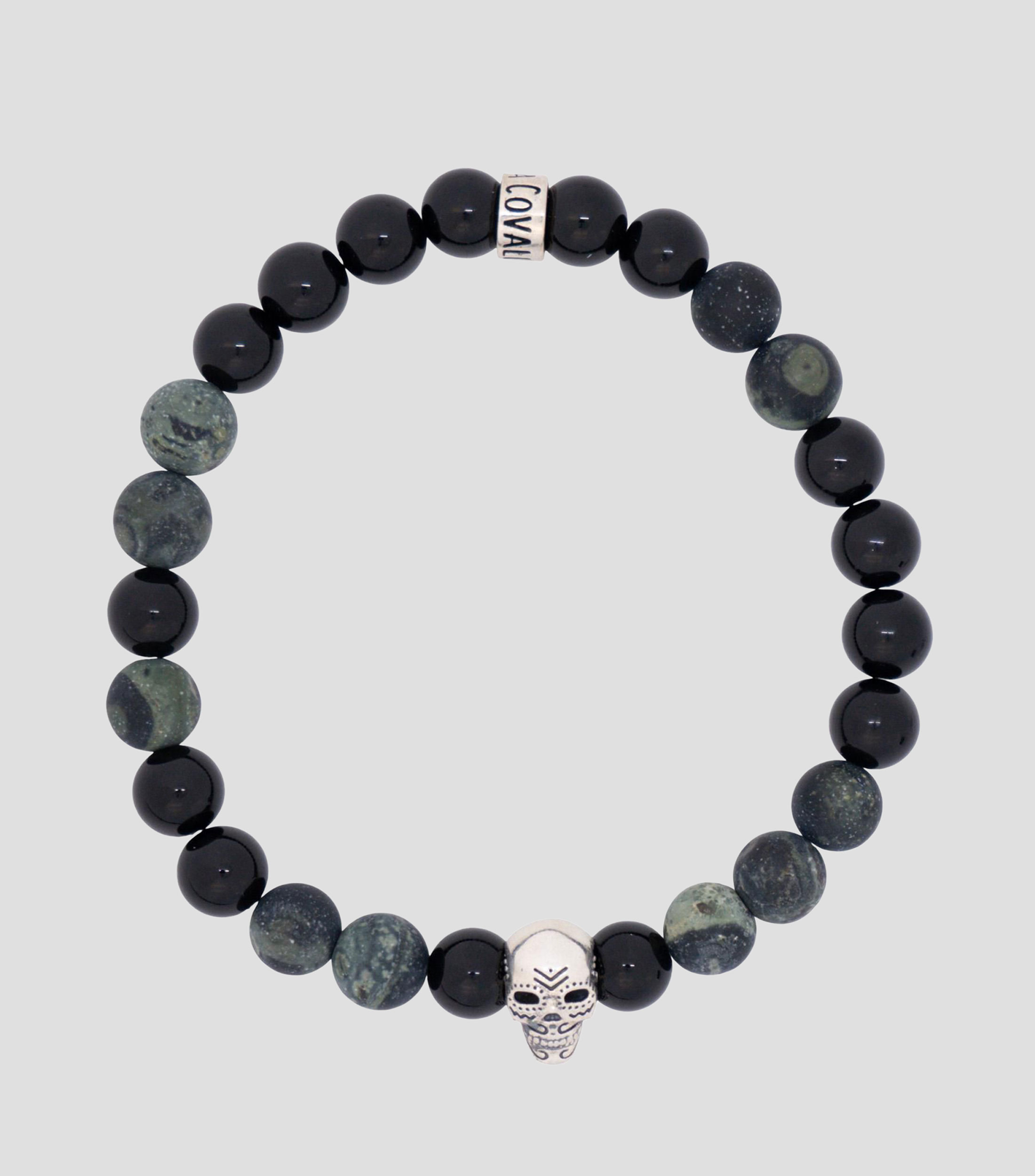 Brazalete con calavera Hombre