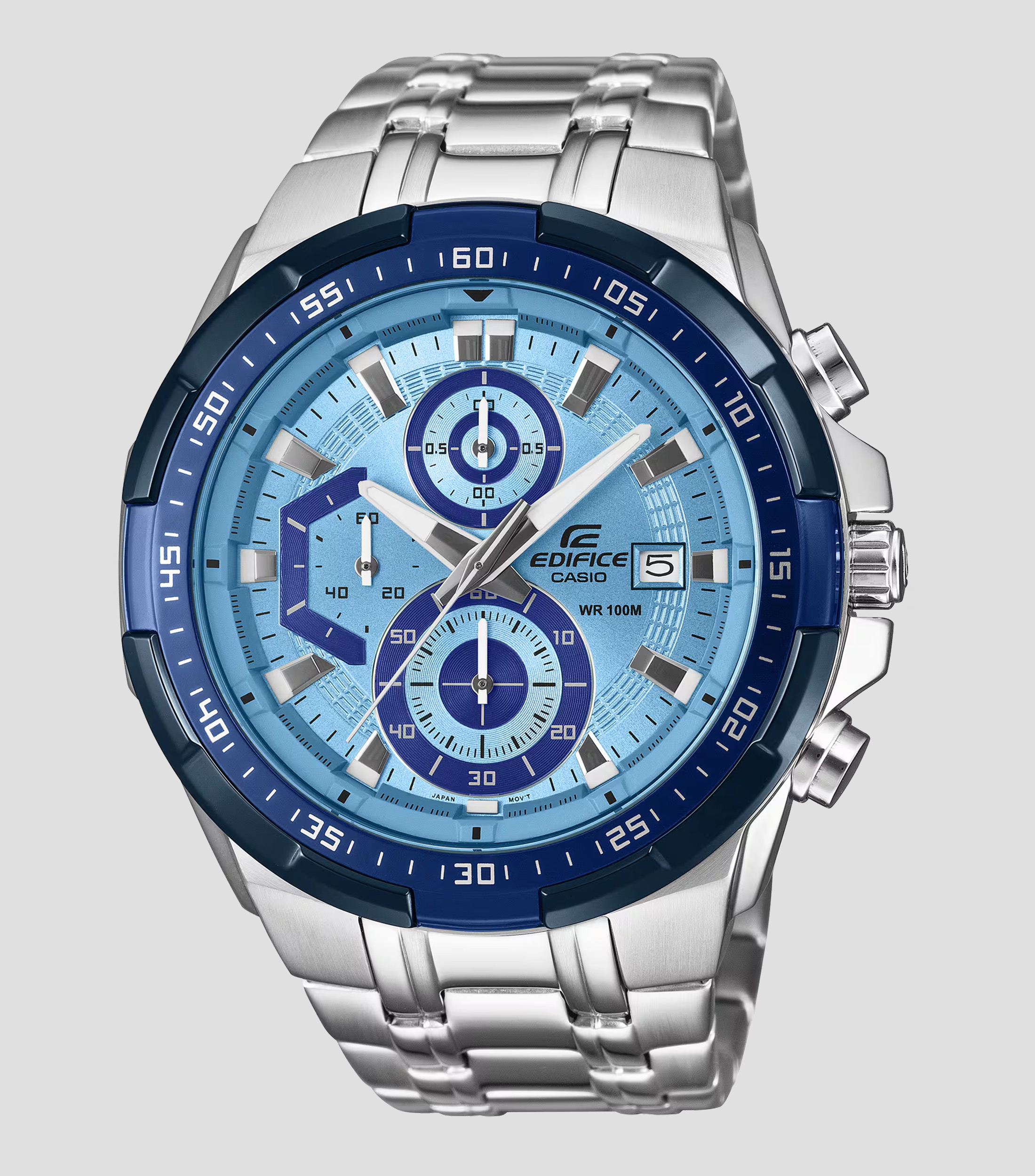 Reloj para Hombre Edifice Casual Plateado