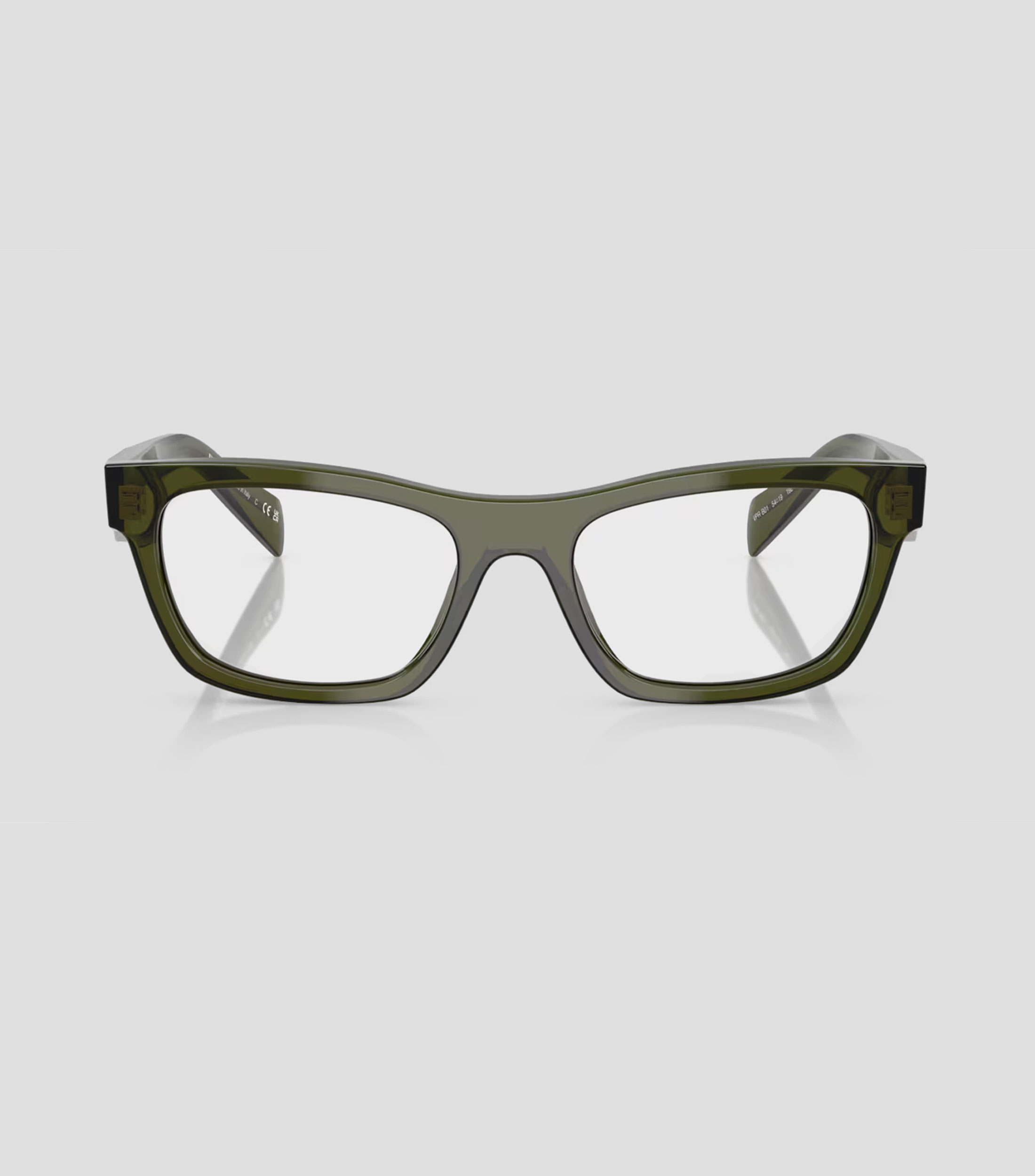 Lentes oftálmicos mariposa verde botella transparente Mujer