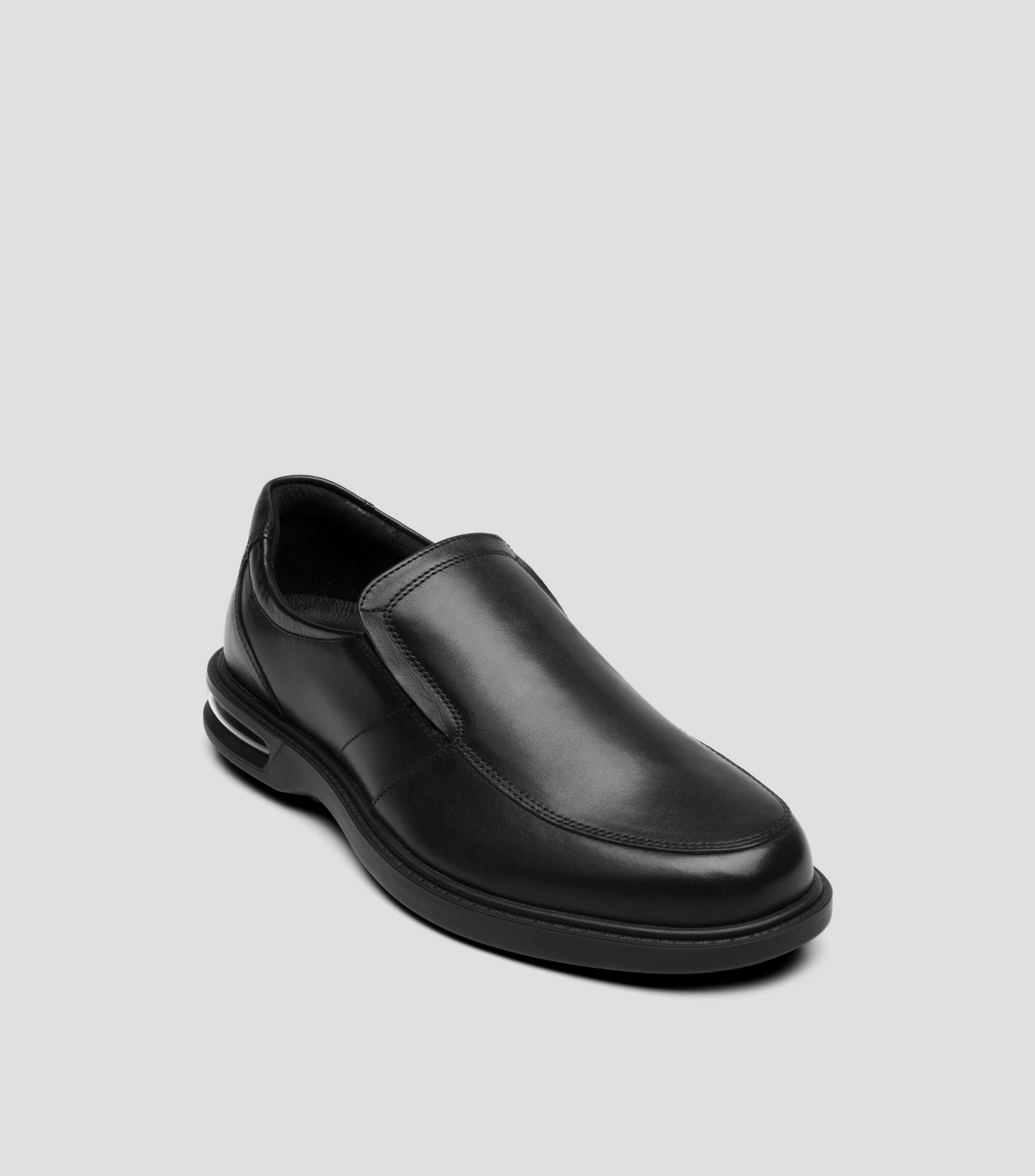 Mocasines Anderson en piel genuina lisos Hombre