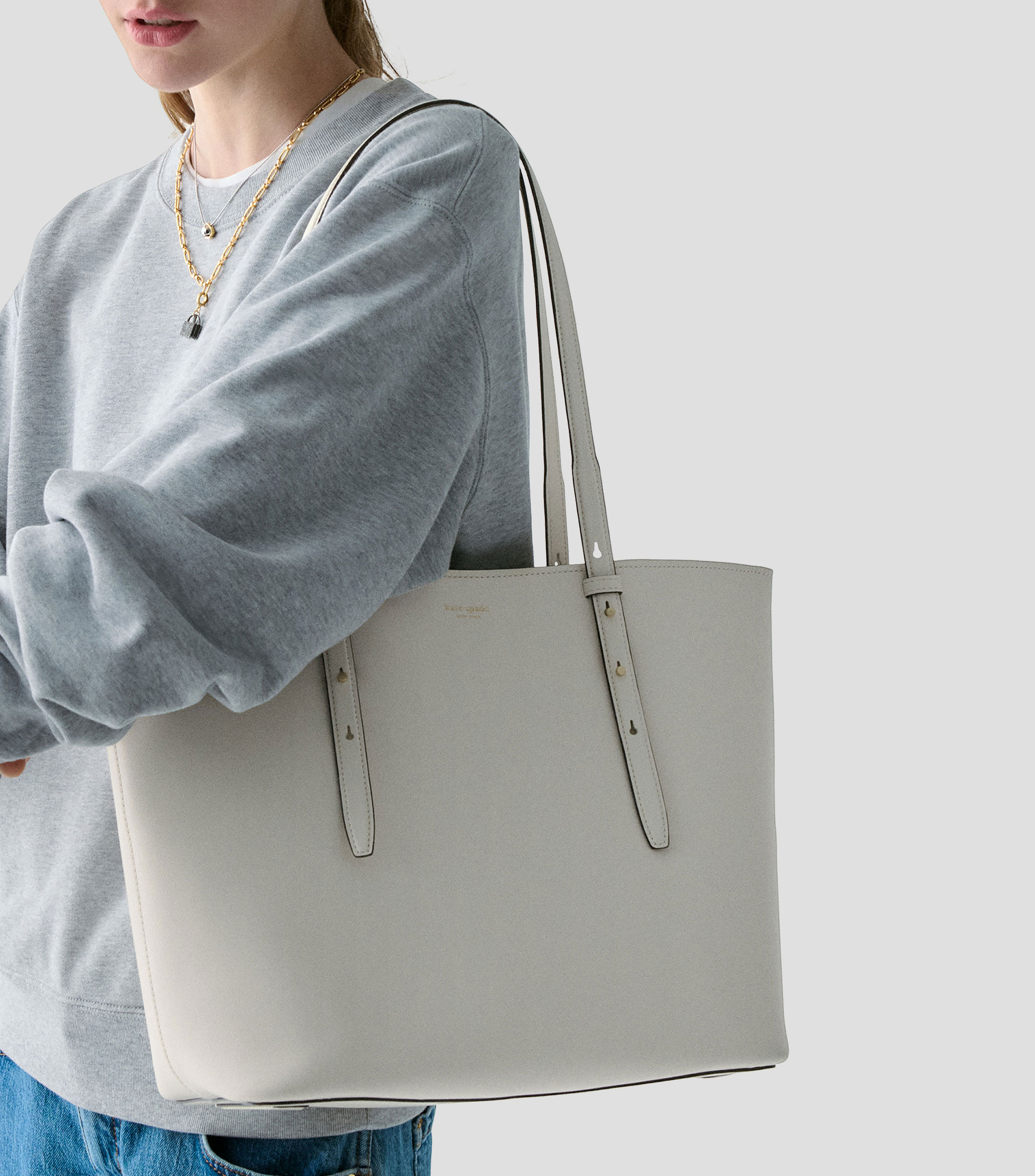 Bolsa Tote en cuero Mujer