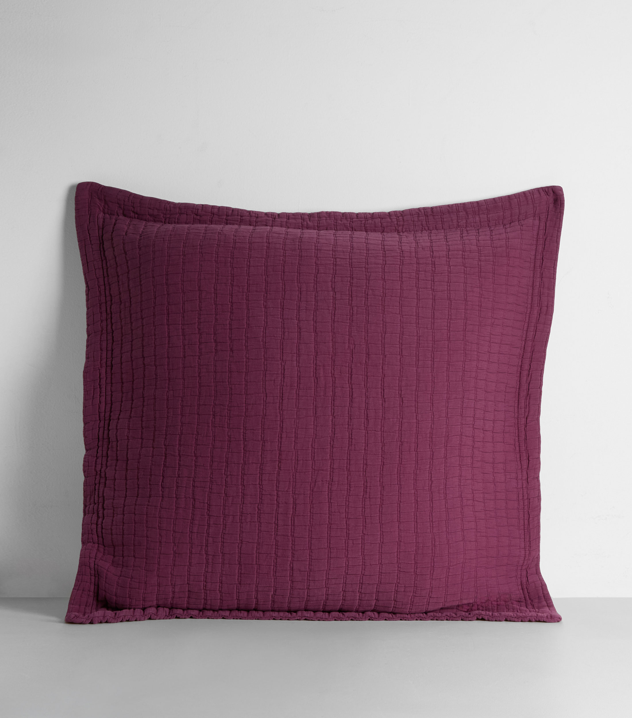 Funda para almohada Euro en algodón Minimal morado