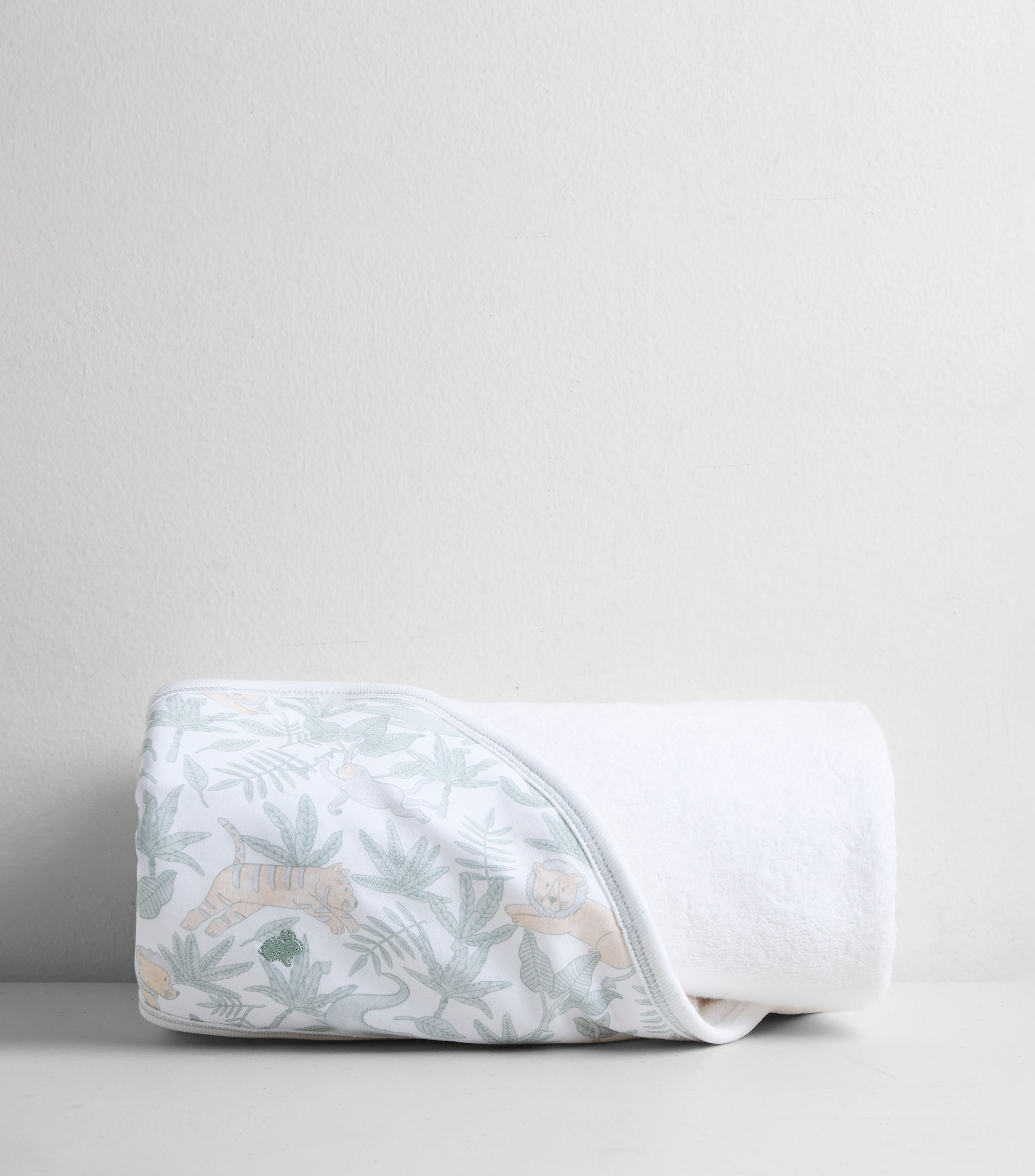 Toalla de baño Copito blanca Bebé