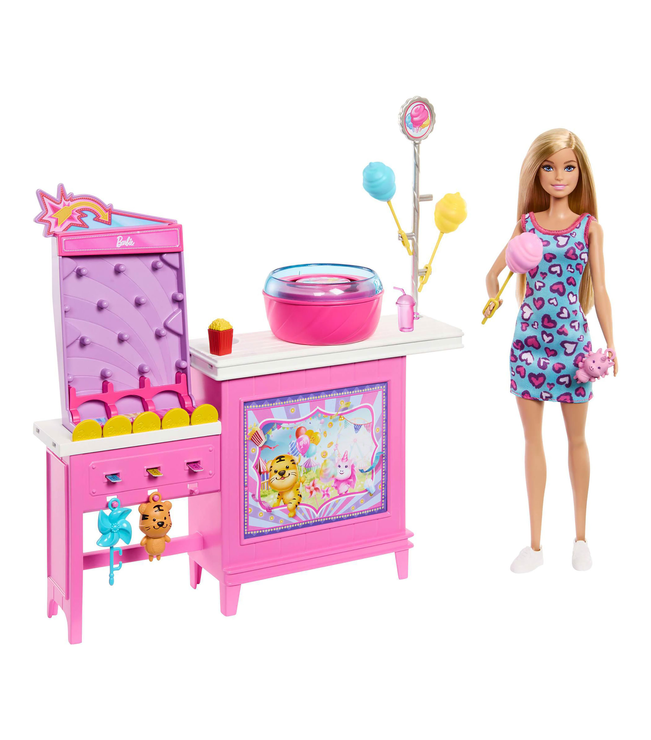 Barbie Set Estacion de Algodon de Azucar