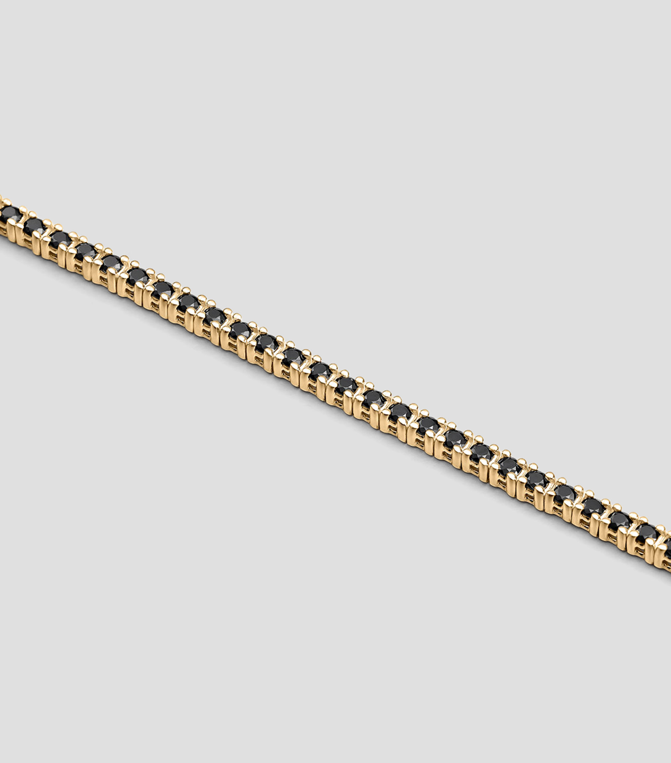 Pulsera en plata .925 Riviere con espinelas Mujer