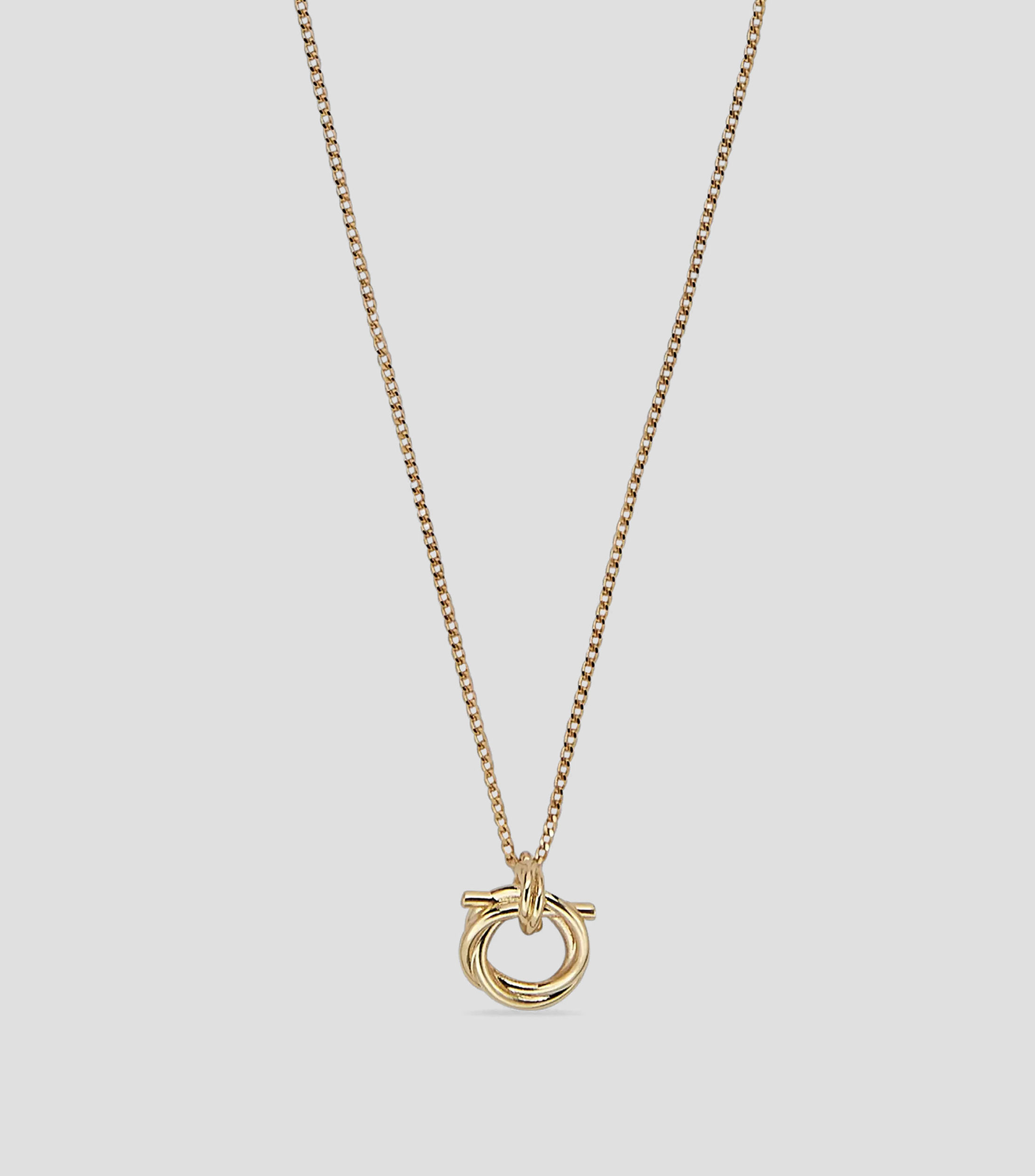 Collar con colgante Gancini Mujer