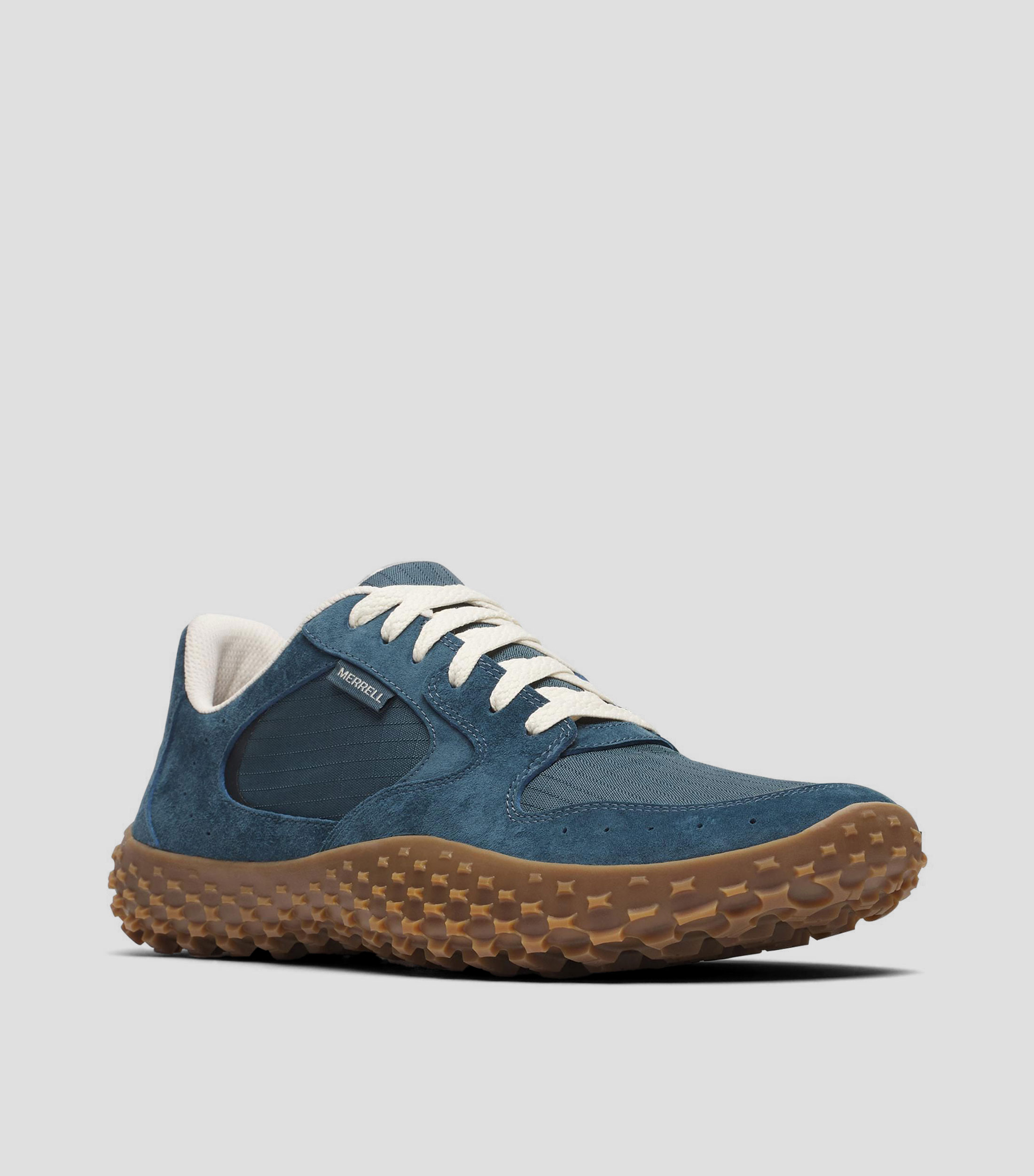 Tenis casuales en piel con logotipo Hombre