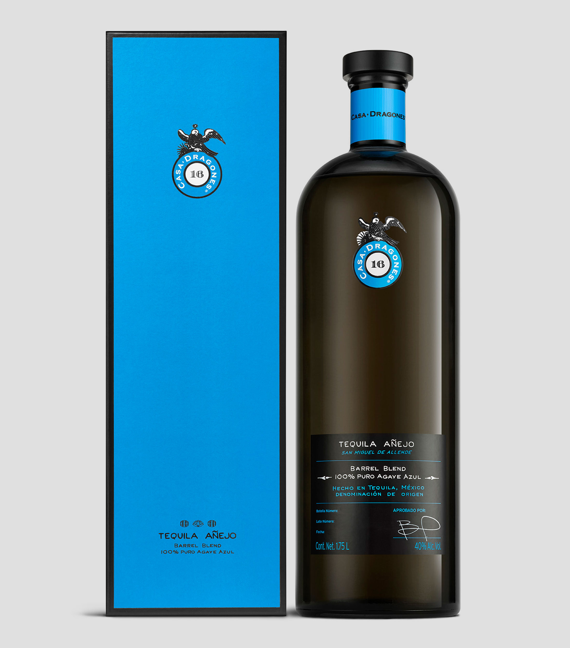 Tequila Anejo Casa Dragones Barrel Blend Magnum, 1750 ml