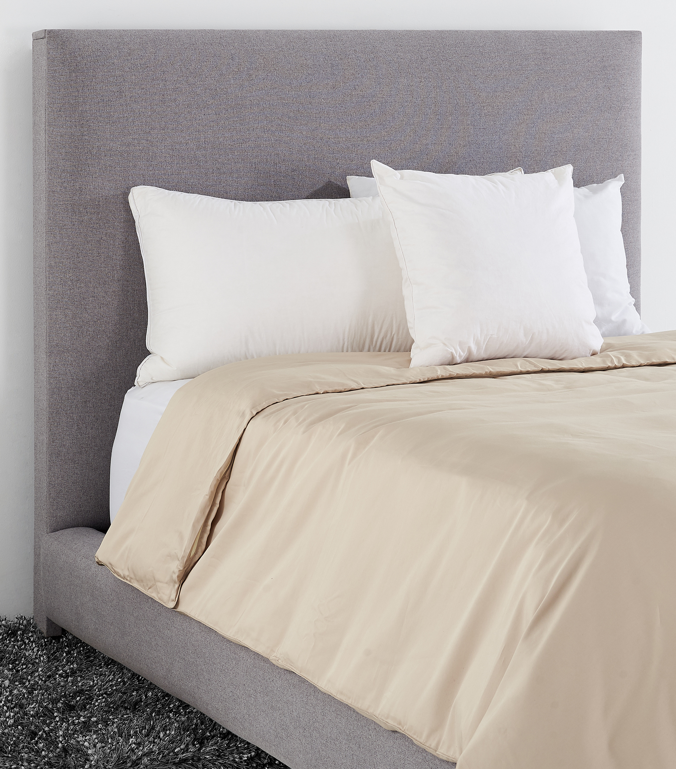 Funda de Duvet Individual Beige