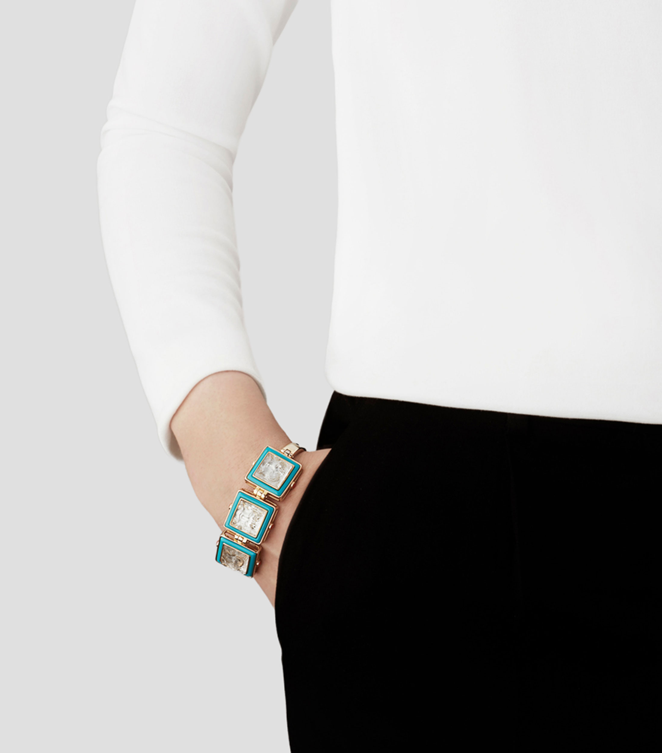 Pulsera Arethuse con cristal Mujer
