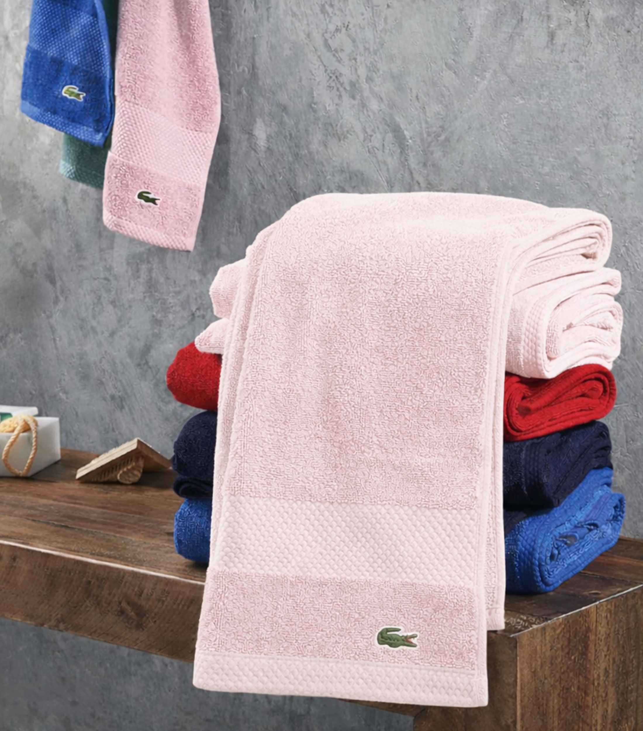Toalla de Baño Heritage Rosa claro