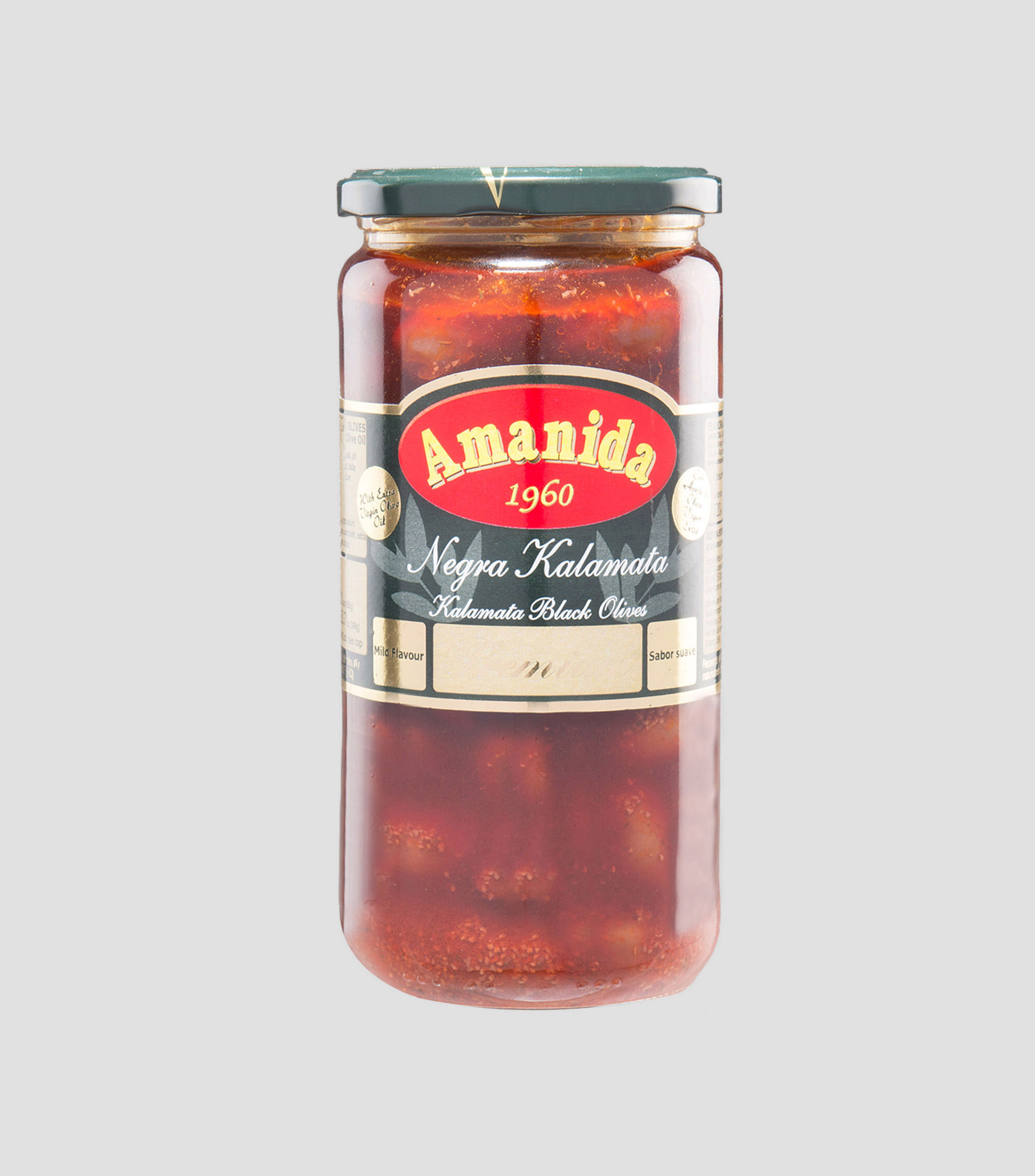 Aceituna Negra Kalamata Amanida 720 ml