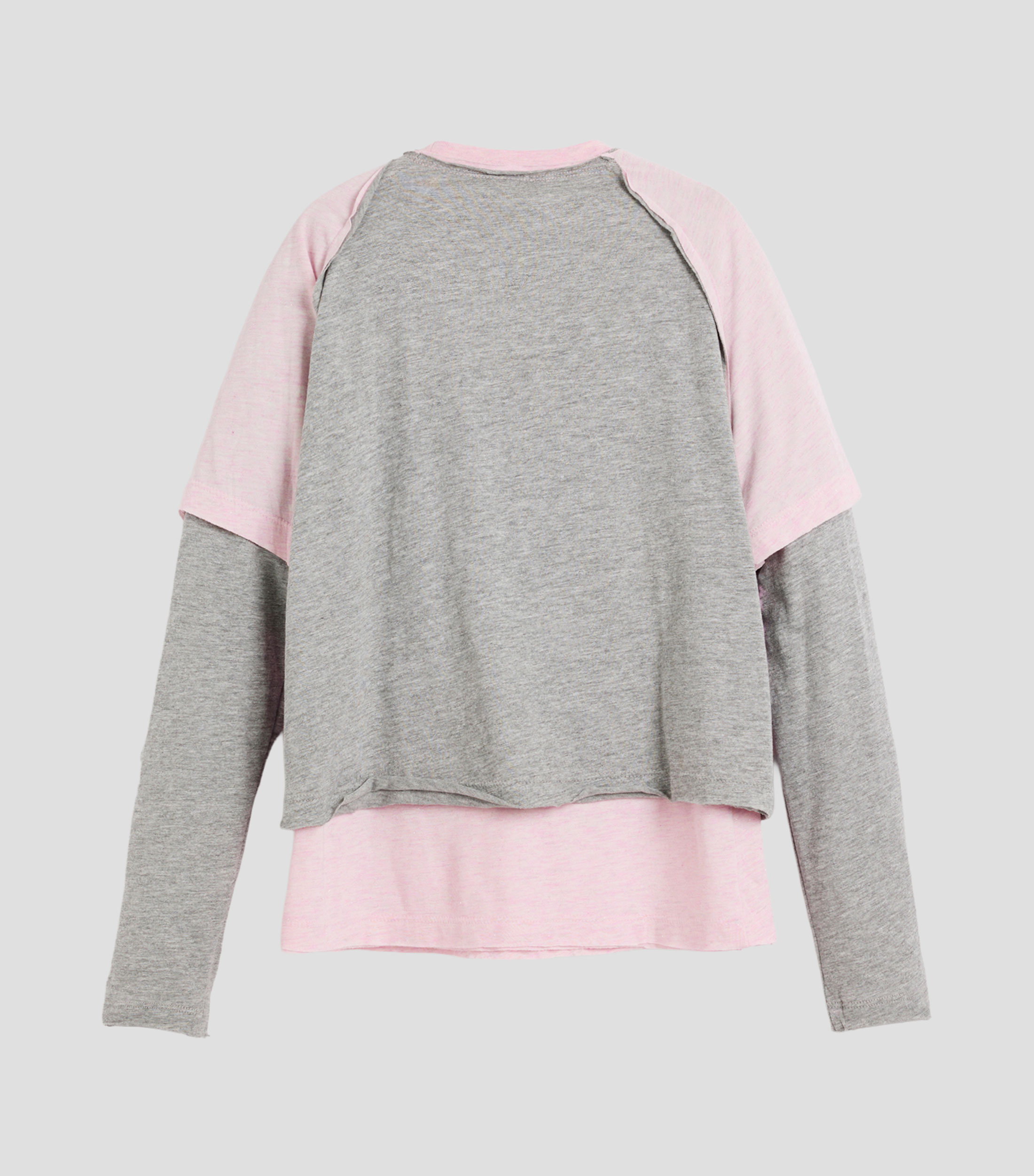 Playera cuello redondo manga larga fantasía Niña