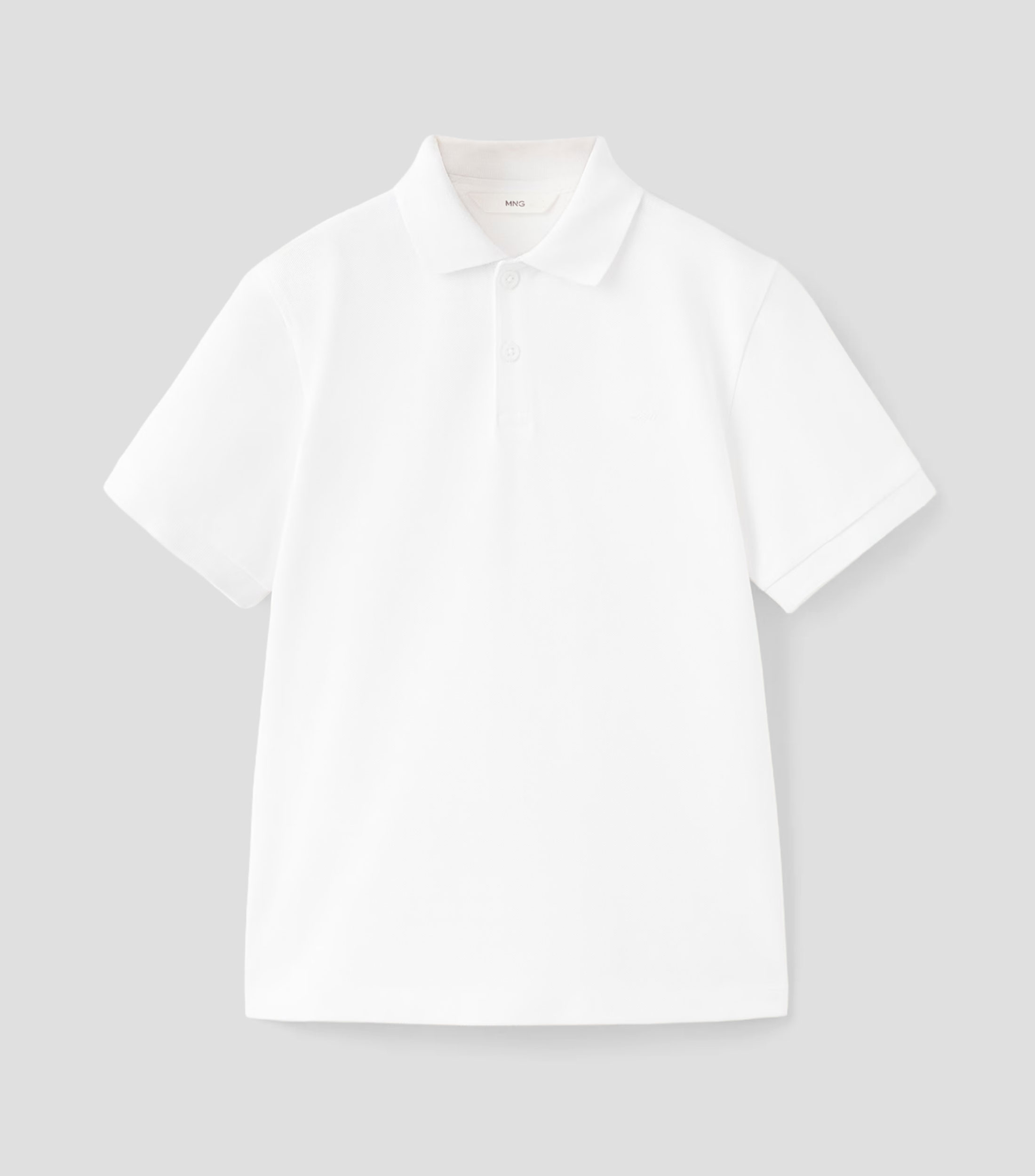 Playera tipo polo manga corta lisa Niño