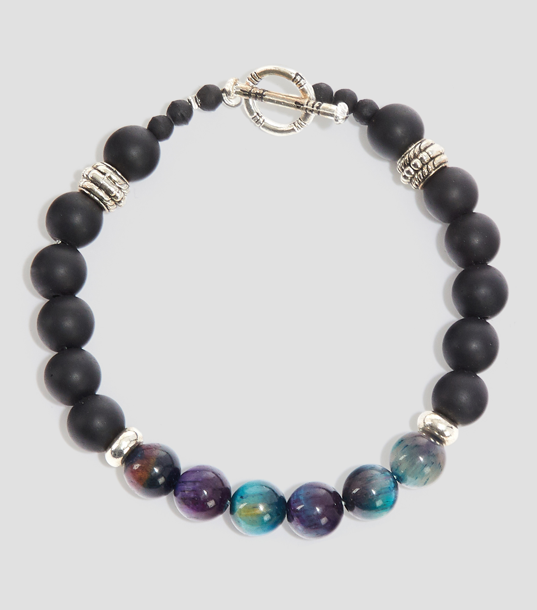 Pulsera Ojo de Tigre Multicolor Hombre
