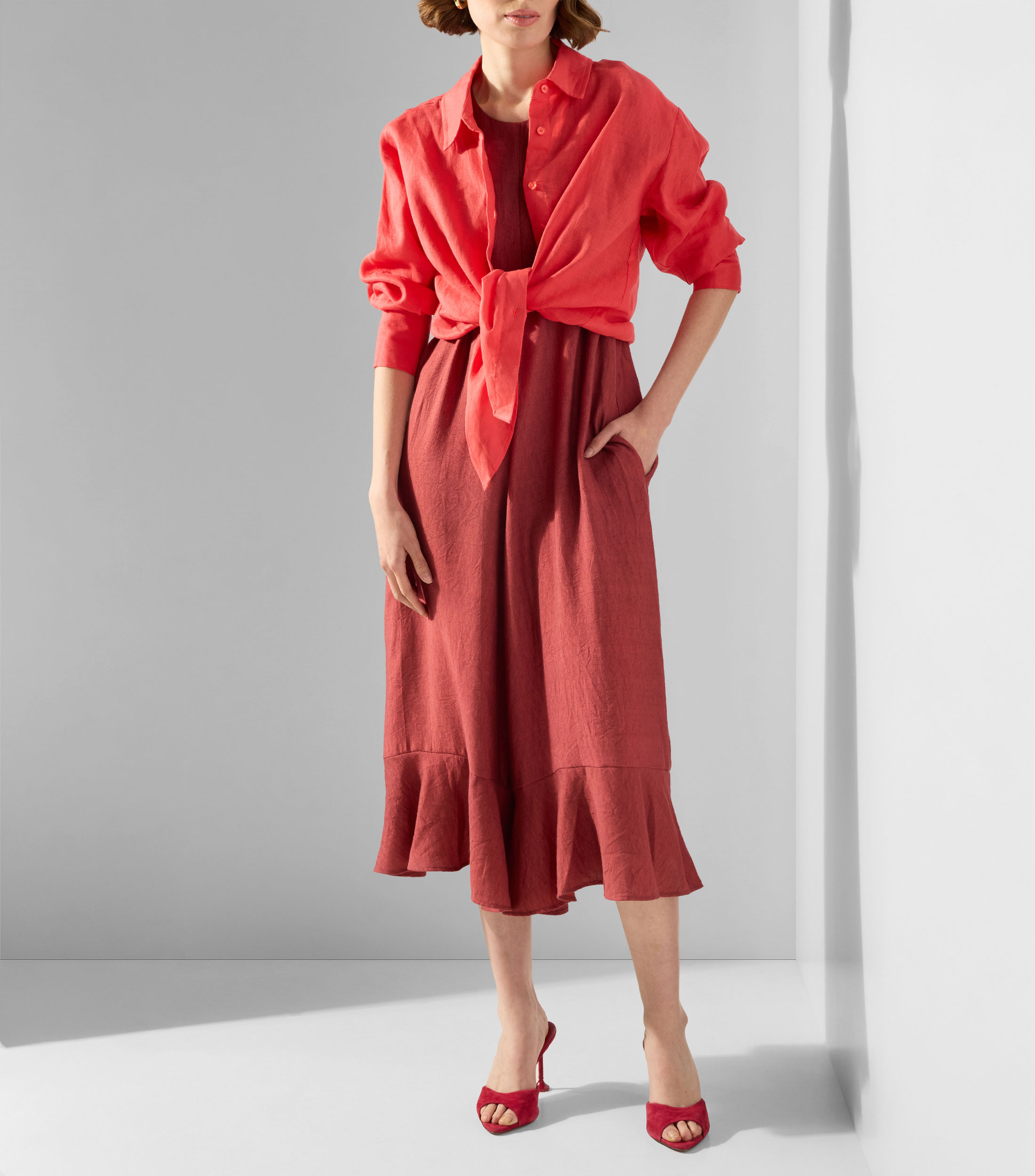 Jumpsuit de corte amplio Mujer